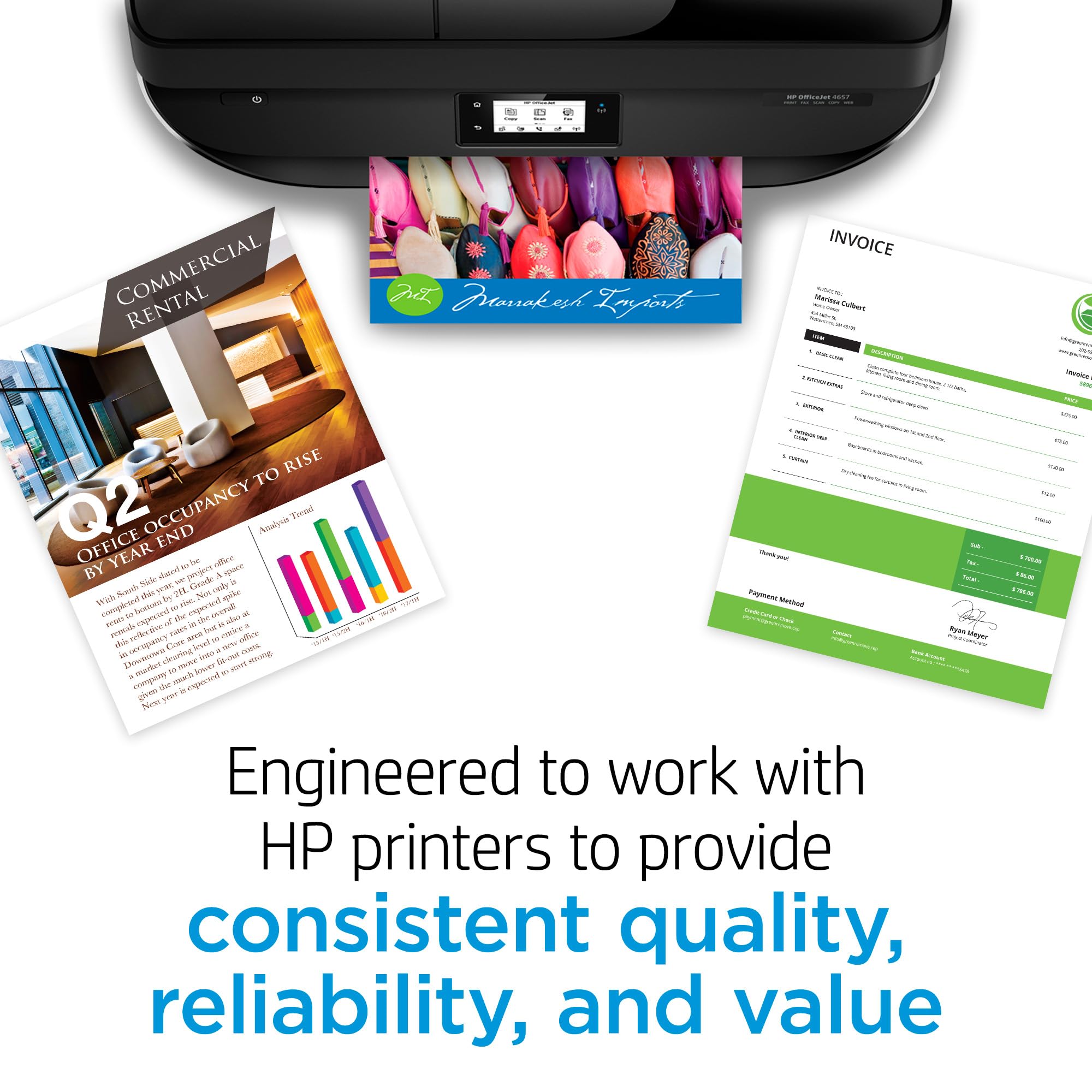 HP 923 Black Ink Cartridge Printers | Works with Printer Series: OfficeJet 8120, OfficeJet Pro 8130 | Eligible for Instant Ink | 4K0T3LN, Pack of 24 6