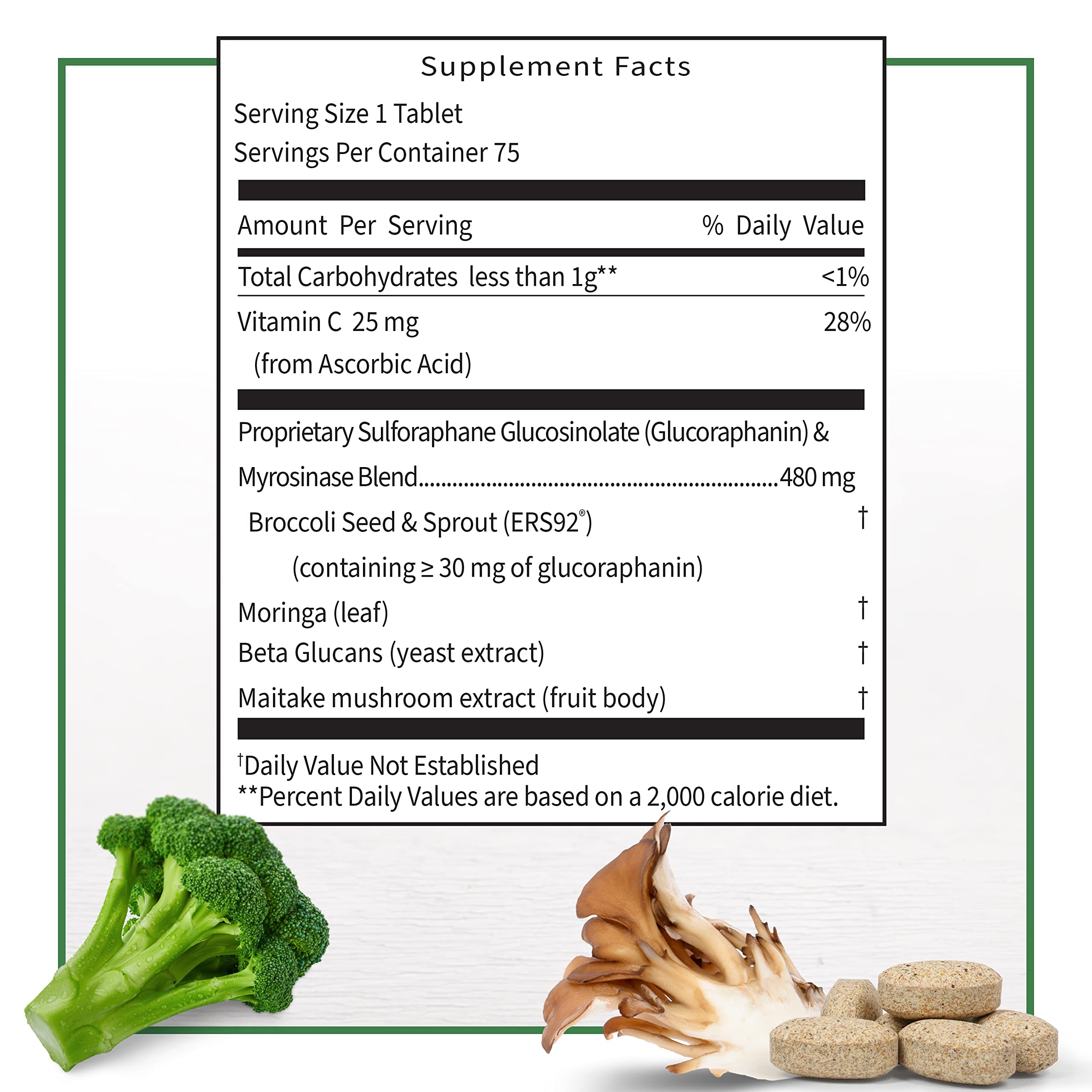 Nutramax Laboratories Avmacol Extra Strength #1 Researched Sulforaphane-Producing Brand for Detoxification, Antioxidant Support, Immune Health, Adults & Children, Moringa, 75 Tablets 6