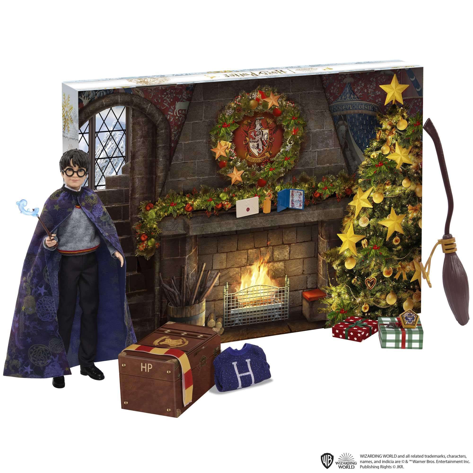 Harry Potter Toys, Gryffindor Advent Calendar Fashion Doll of About 30 cm and 24 Accessories as Surprises HND80 3