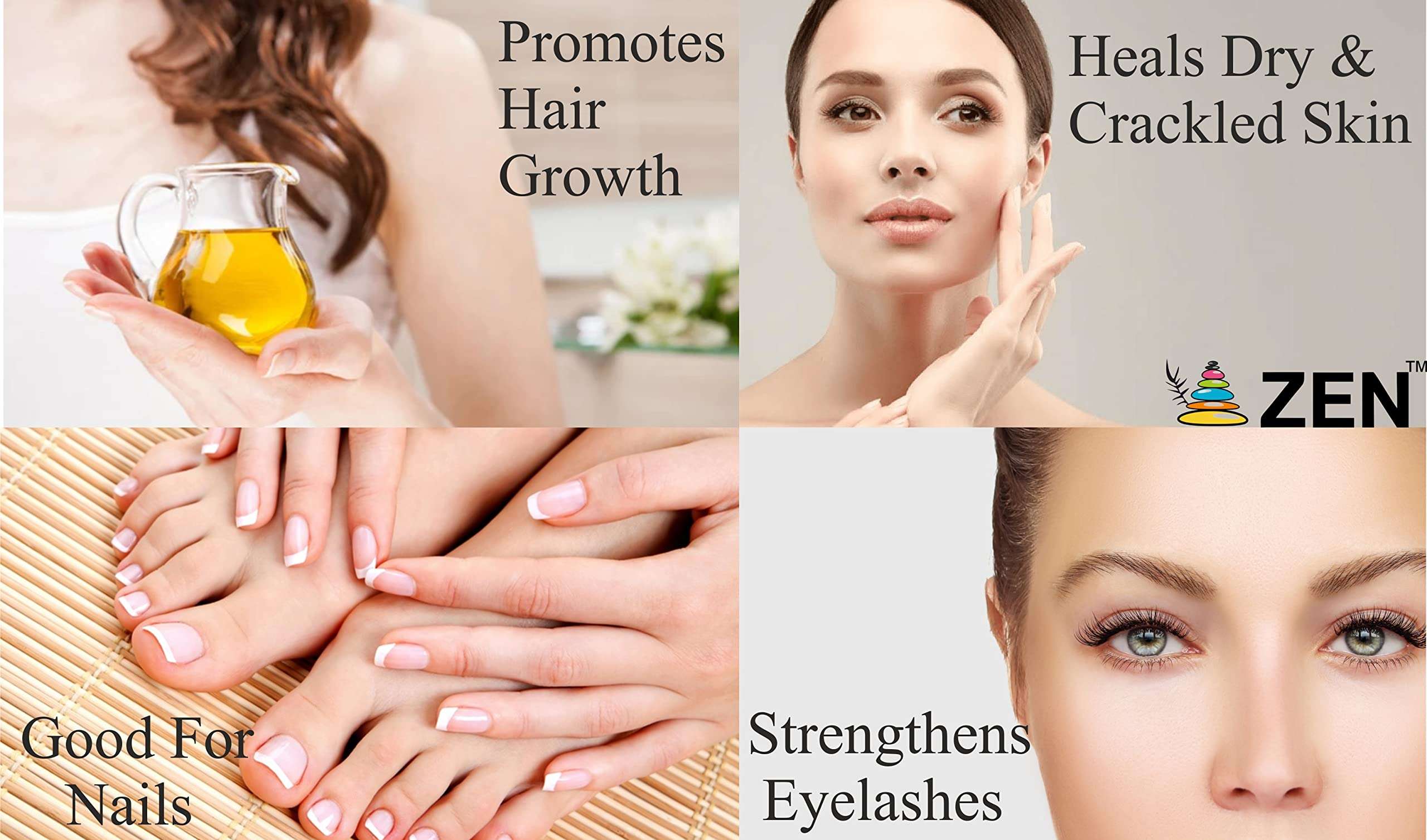 Zen Cold Pressed Oil (Castor Oil (100 ml)) 2