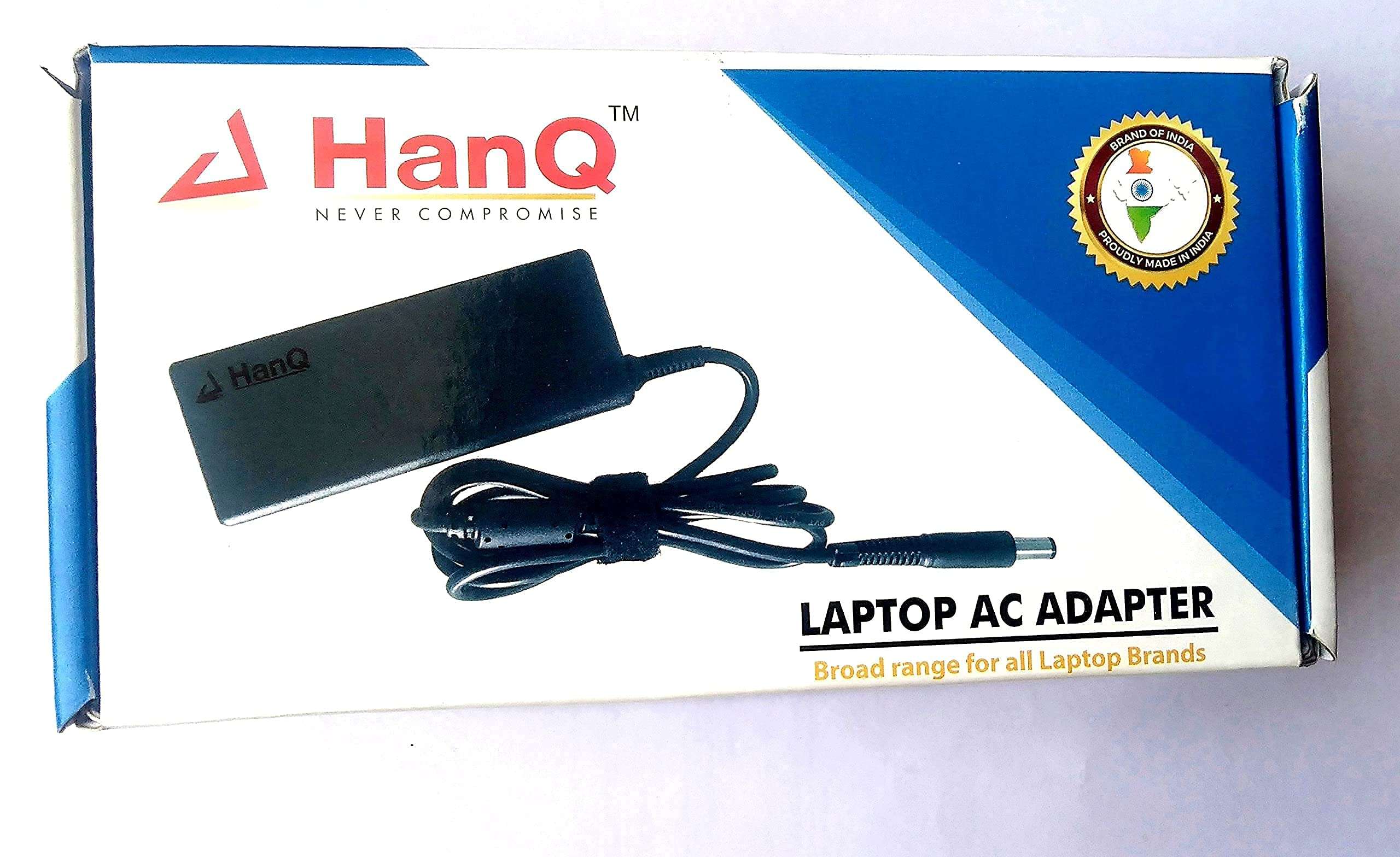 HanQ Laptop Charger for HP Compaq Presario 918RSH 920 19V 4.74A 90W 7.4MM X 5.0MM Pin Diameter Laptop Adapter with Free Power Cod. 6