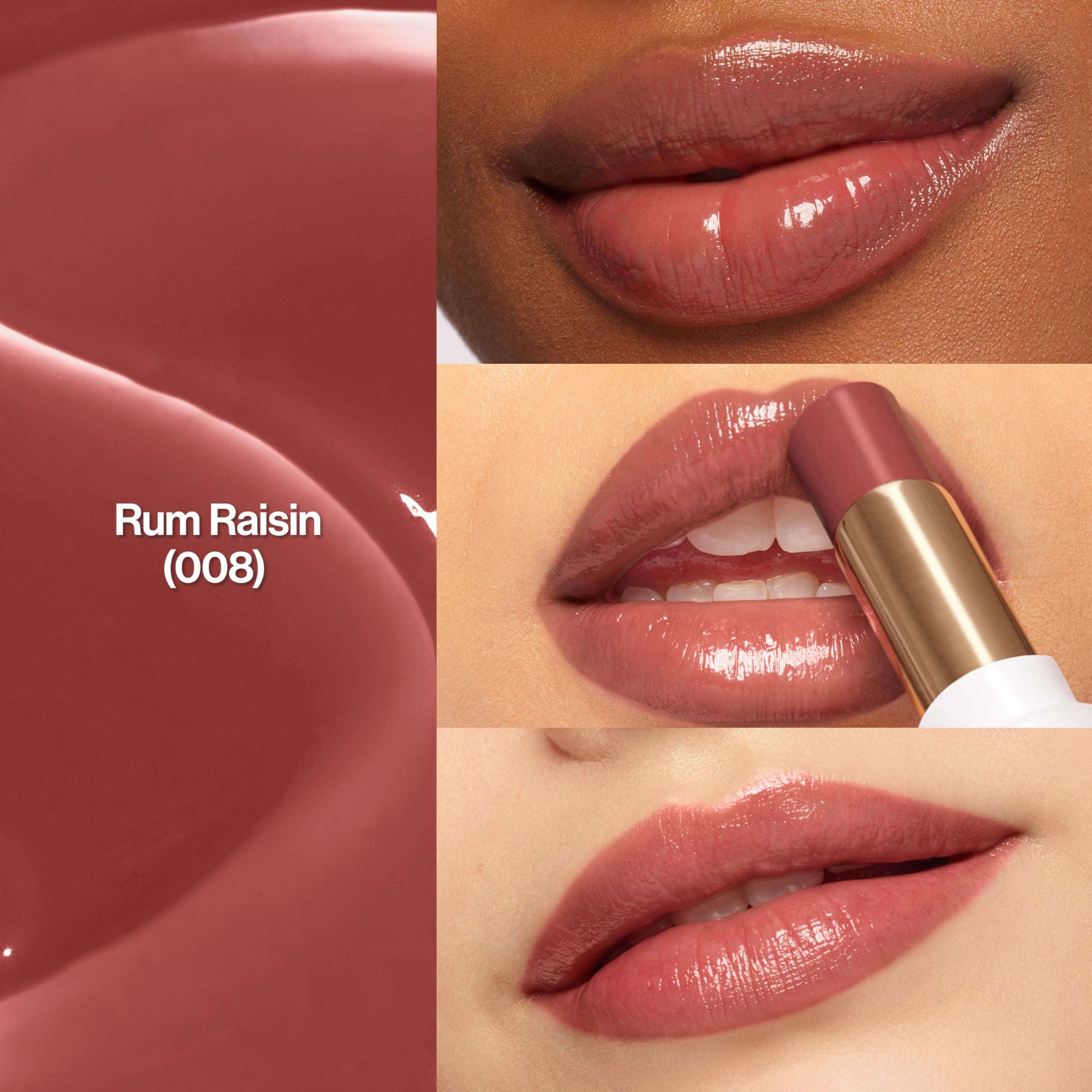 REVLON Super Lustrous Glass Shine Balm, Hydrating Tinted Lipstick, Sheer, Glossy Shiny Finish, 008 Rum Raisin, 0.11 oz 3