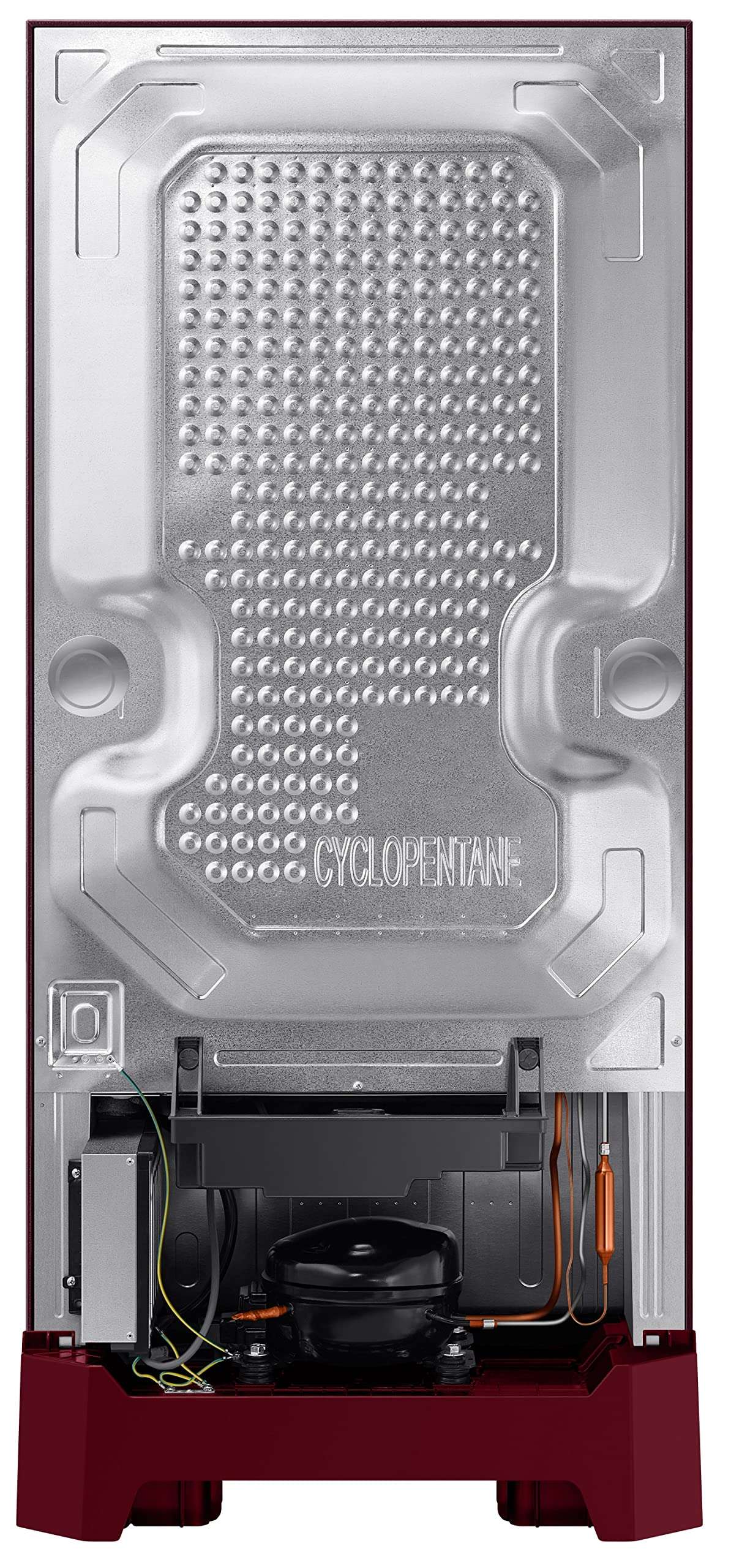 Samsung 198L 5 Star Direct Cool Single Door Digital Inverter Refrigerator (RR21B2H2WRZ/HL, Midnight Blossom Red, 2022 Model) 5