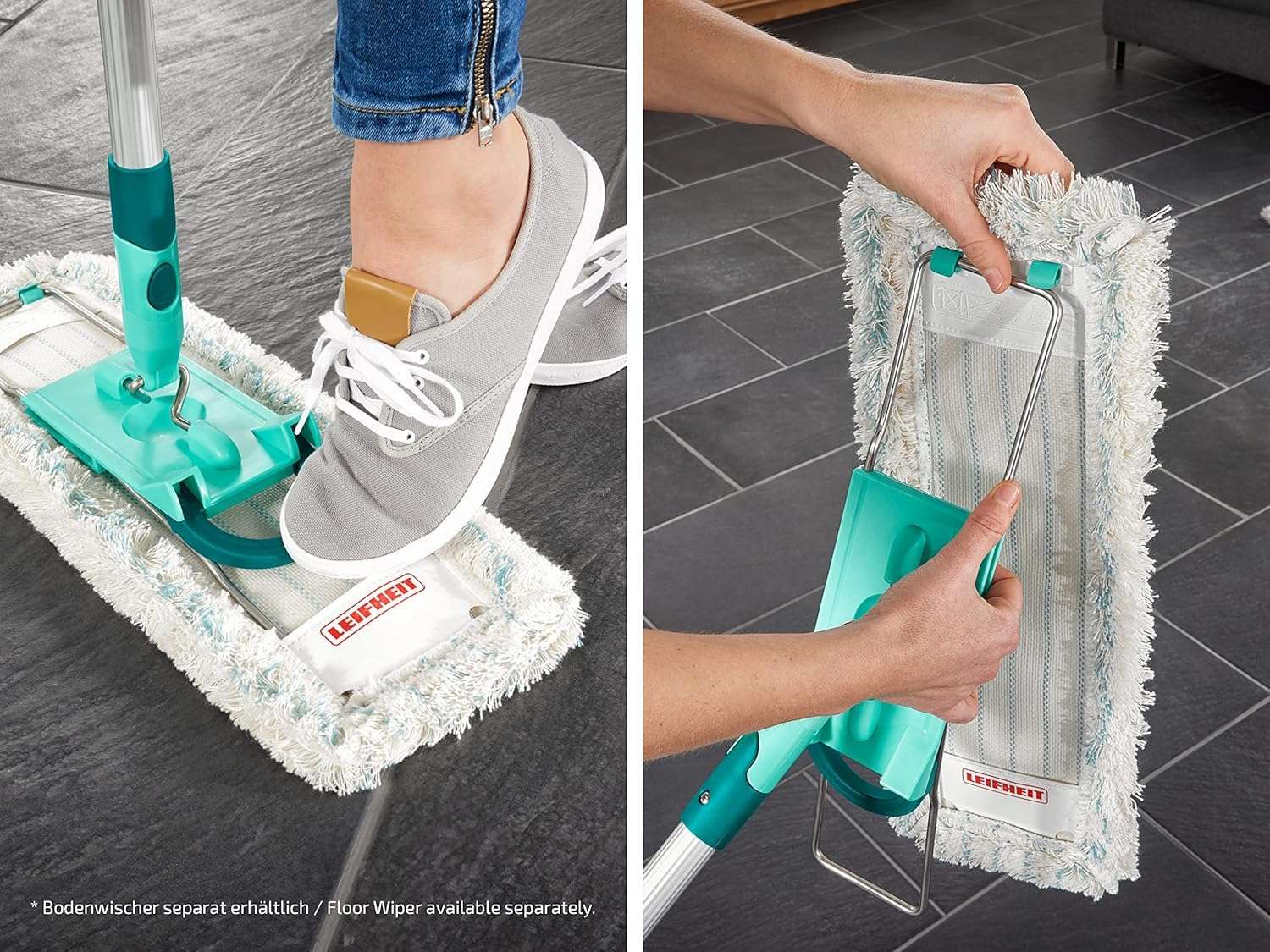 Leifheit Floor Wiper Cover Profi XL Cotton Plus. Wiping Width 42 cm 6