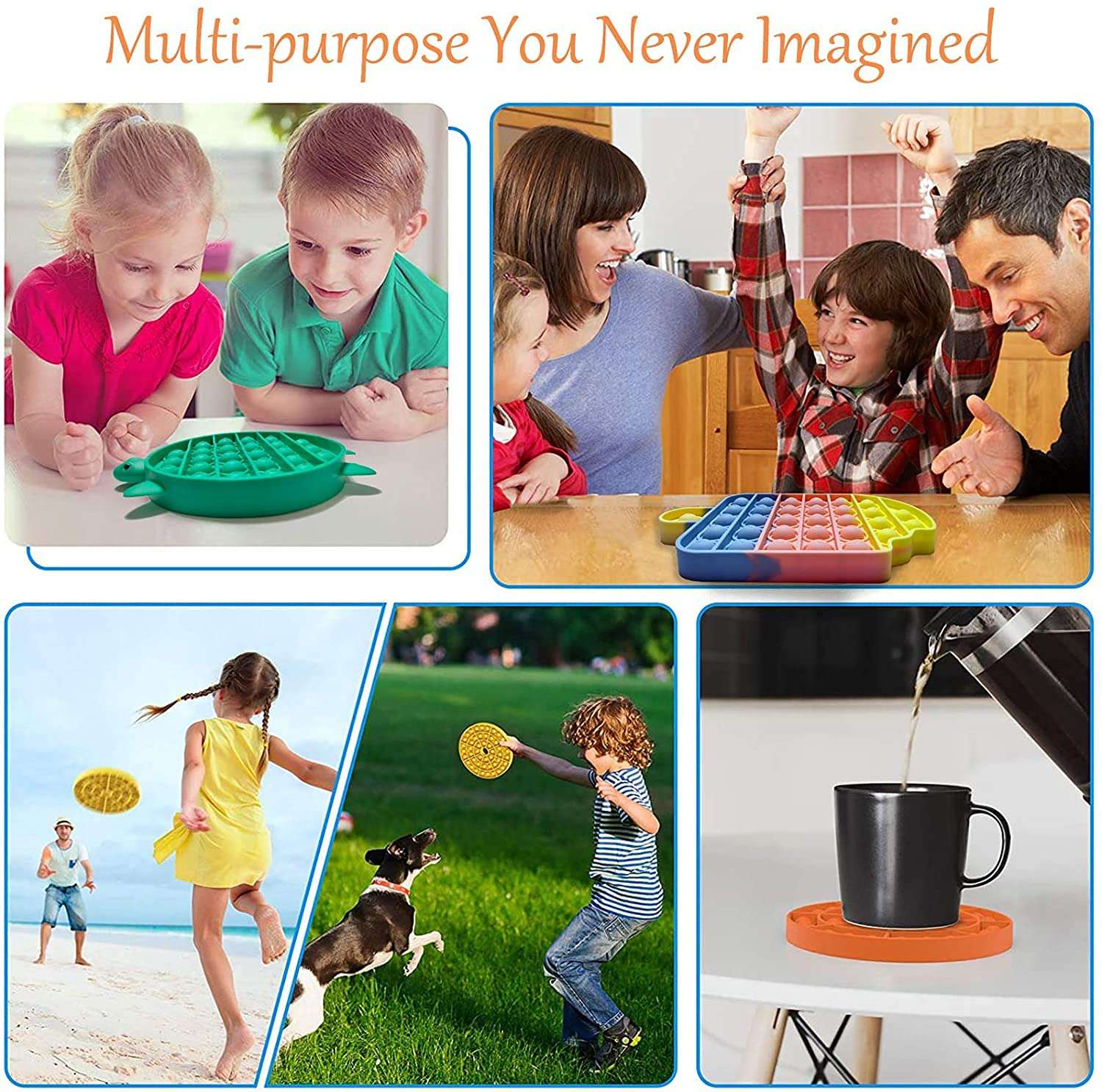 pop it Fidget Toys, pop it Fidget Toy Set | pop its Fidget Toys, Fidget Toys pop it Rainbow, pop it Toy, | poppit Fidget Toy, Rainbow pop it, Push pop Bubble Fidget Toy (Rainbow ice Cram) 6