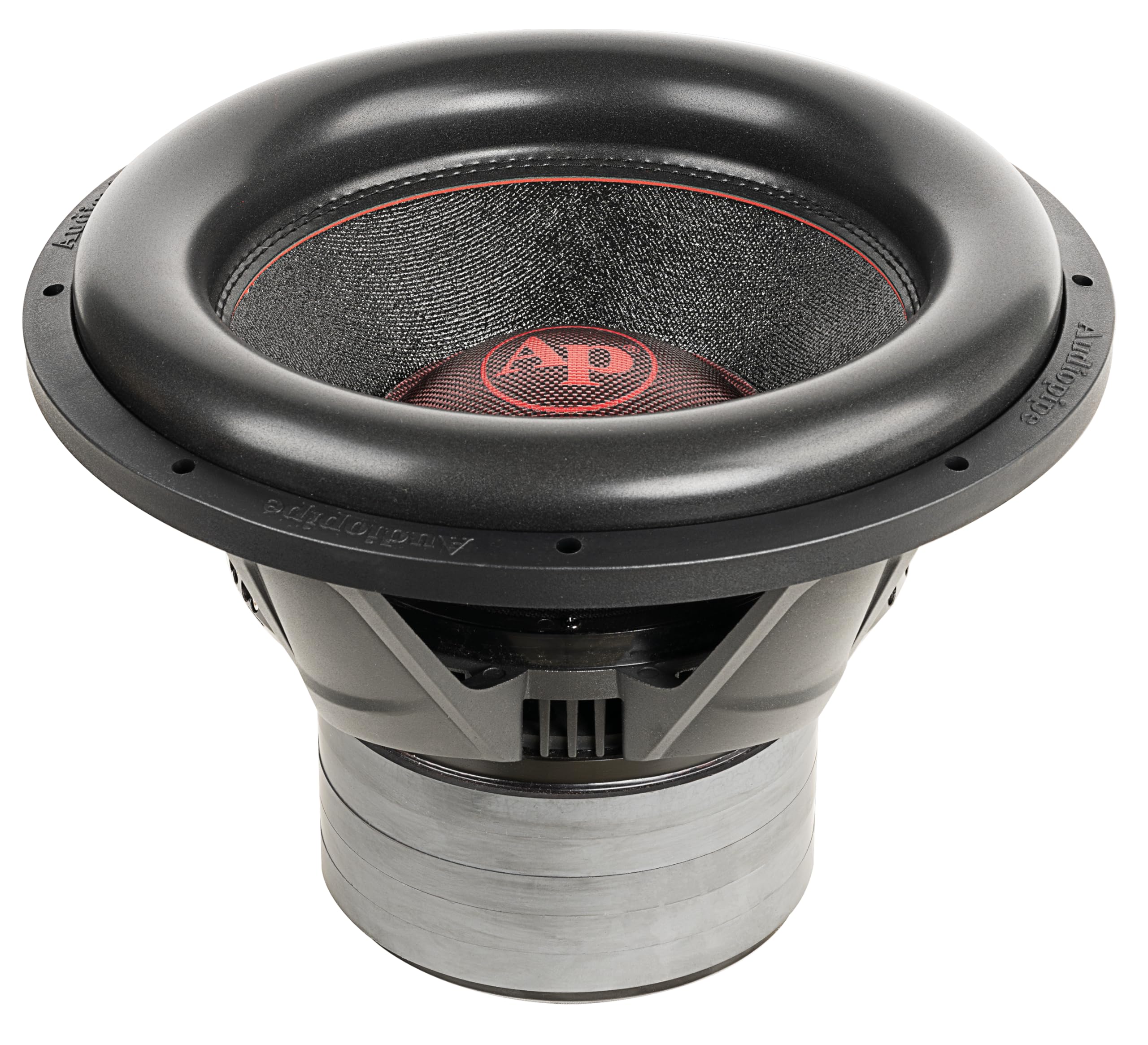 Audiopipe 15" Quinta Stack Composite Cone Subwoofer (TXX-BDC-V-15), Superior Performance, 3000W, 5 Magnets, BASV Voice Coil, Aluminum Basket, Weaved Tinsel Leads, Multi-Connect Terminals, 2 * 4 Ohms 4