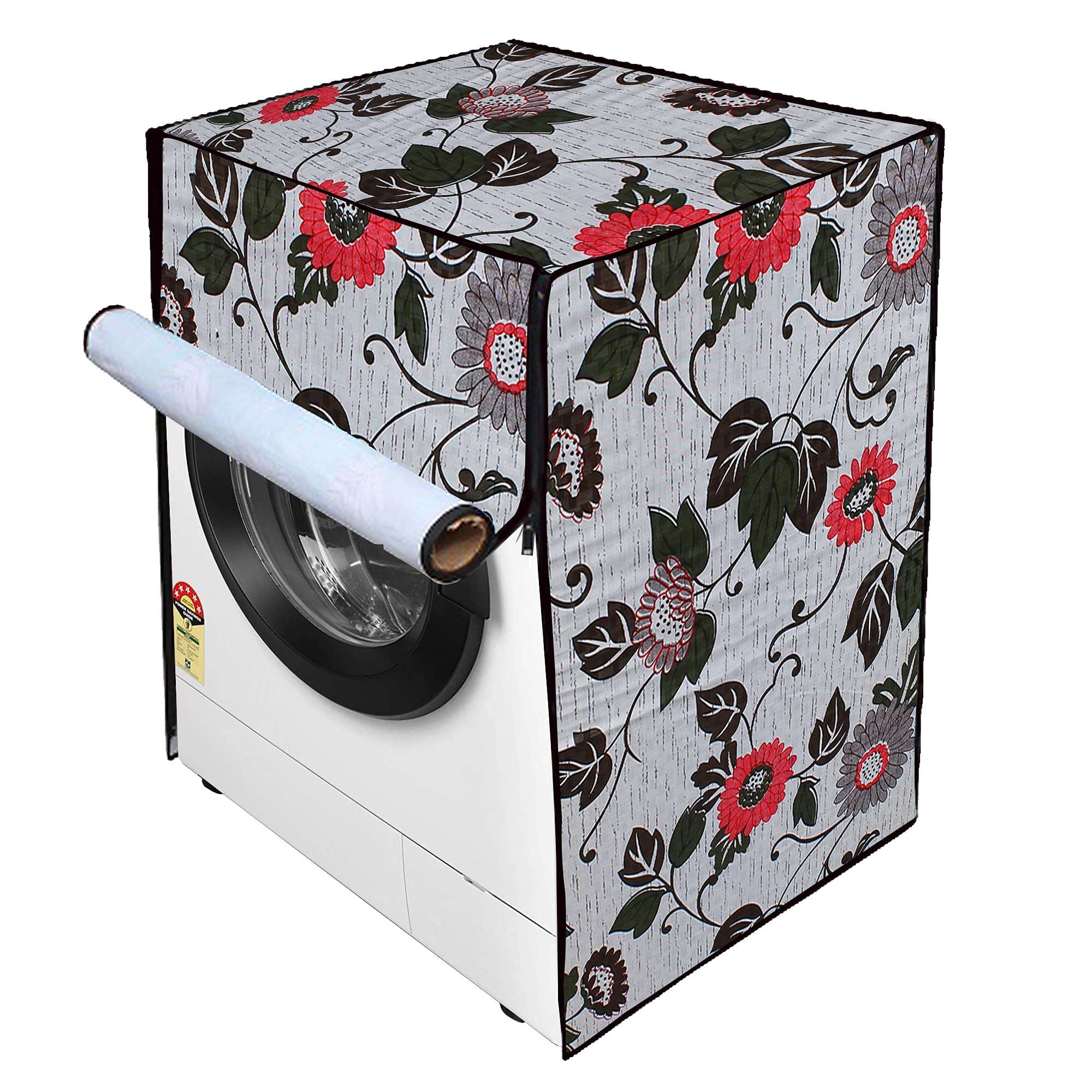 Star Weaves Washing Machine Cover for Samsung 9 Kg Fully-Automatic Front Loading WW90TP84DSB - Waterproof & Dustproof Cover KUM21 1