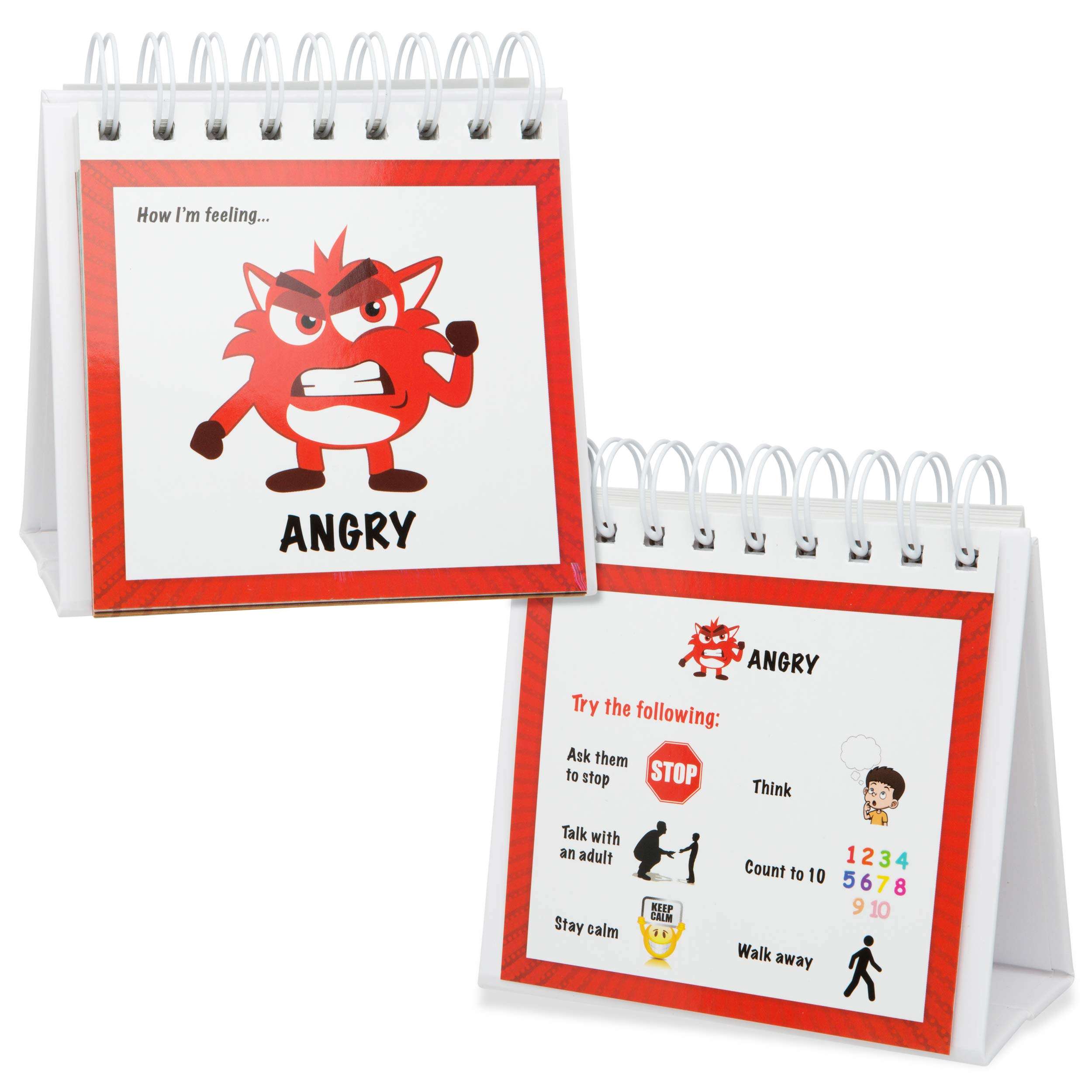 The Original Mood Flipbook for Kids; 20 Different Moods/Emotions; Autism; ADHD; Help Kids Identify Feelings and Make Positive Choices; Laminated Pages (Monster Flipbook) 4