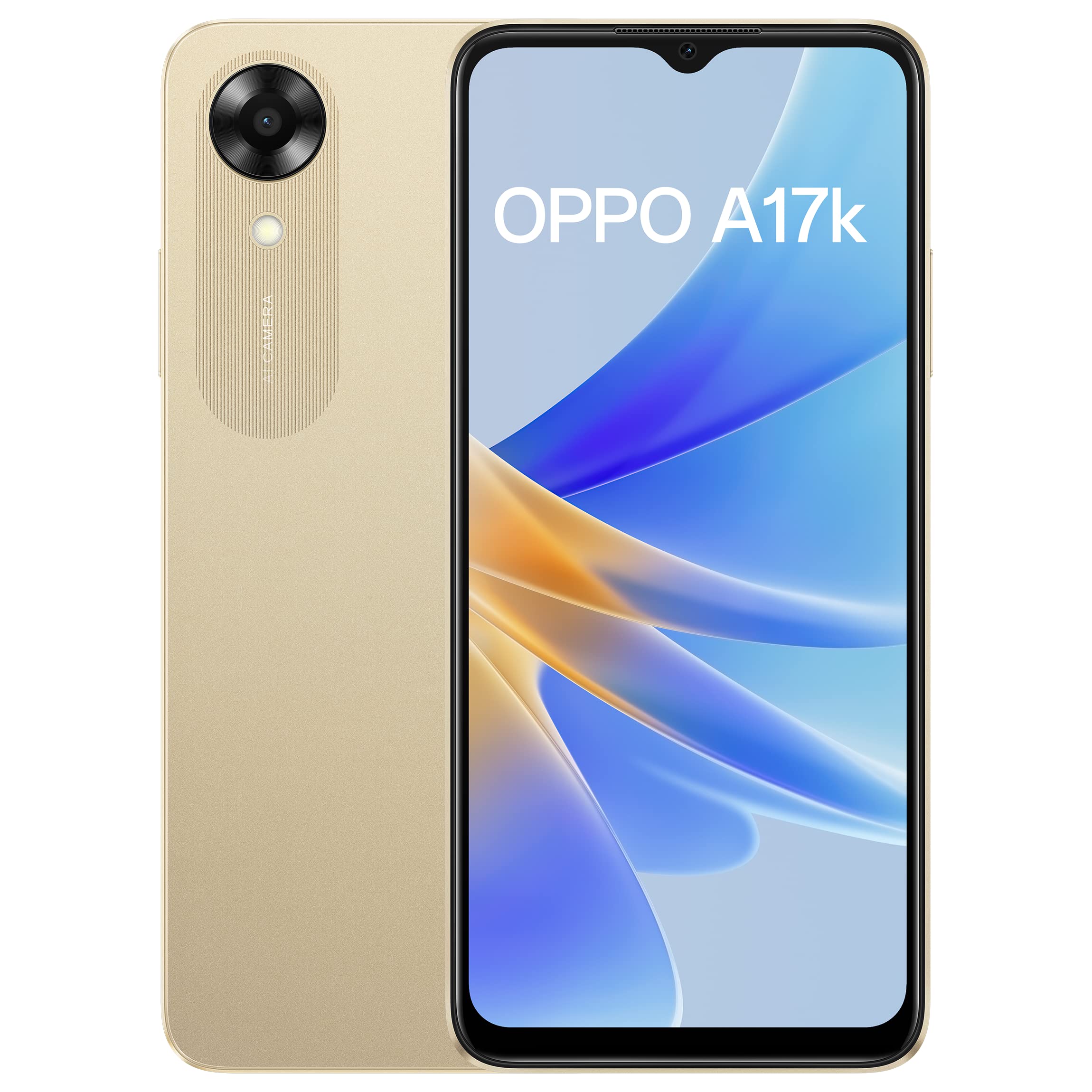 Oppo A17k (Gold, 3GB RAM, 64GB Storage) with No Cost EMI/Additional Exchange Offers 1