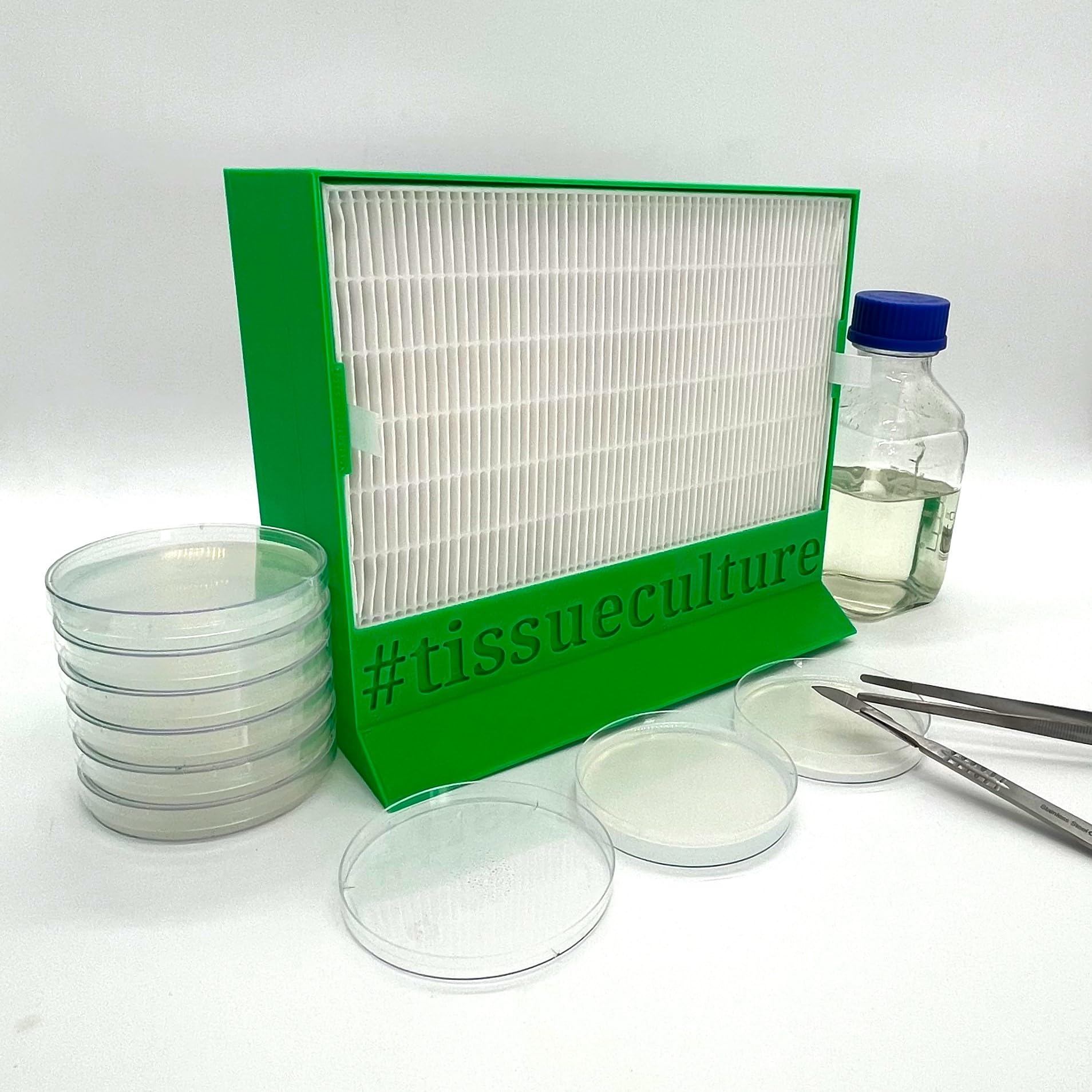 Replacement HEPA filter and carbon scrubber (green)