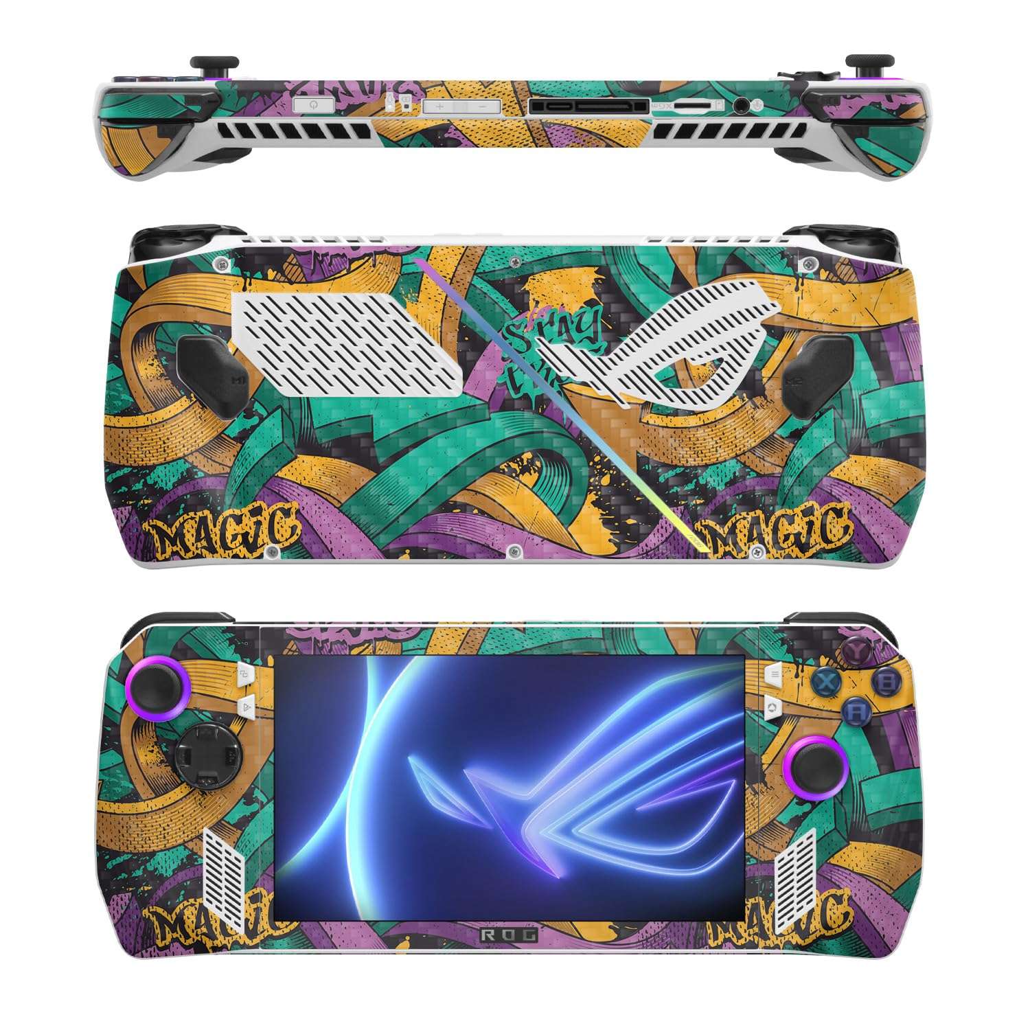 MightySkins Skin Compatible with Asus ROG Ally - Puppy Fall | Protective, Durable, and Unique Vinyl Decal wrap Cover | Easy to Apply, Remove, and Change Styles 1