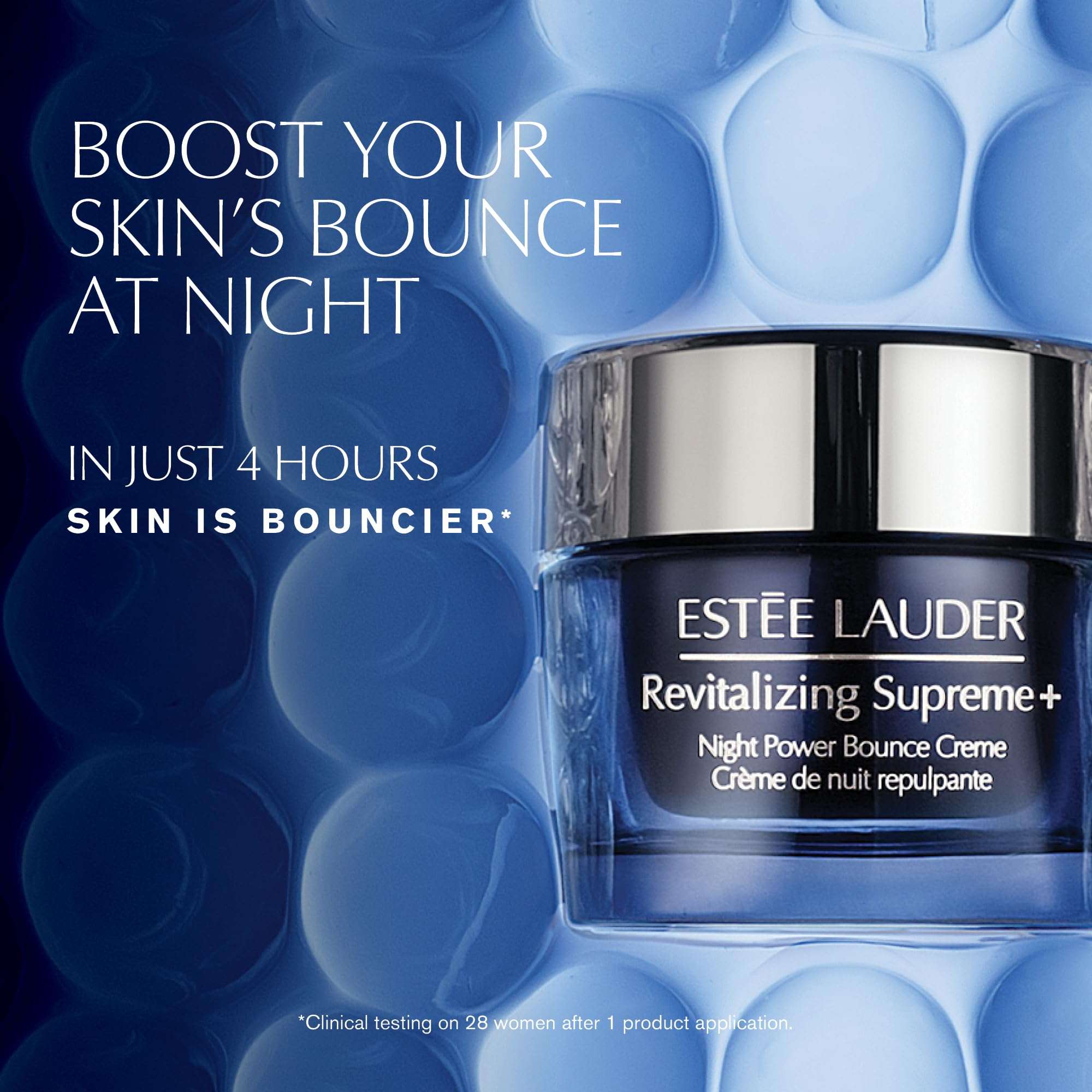 Estée Lauder Revitalizing Supreme+ Night Power Bounce Cream Moisturizer with Peptides for Firmness, 1.7 Ounce Refill 5