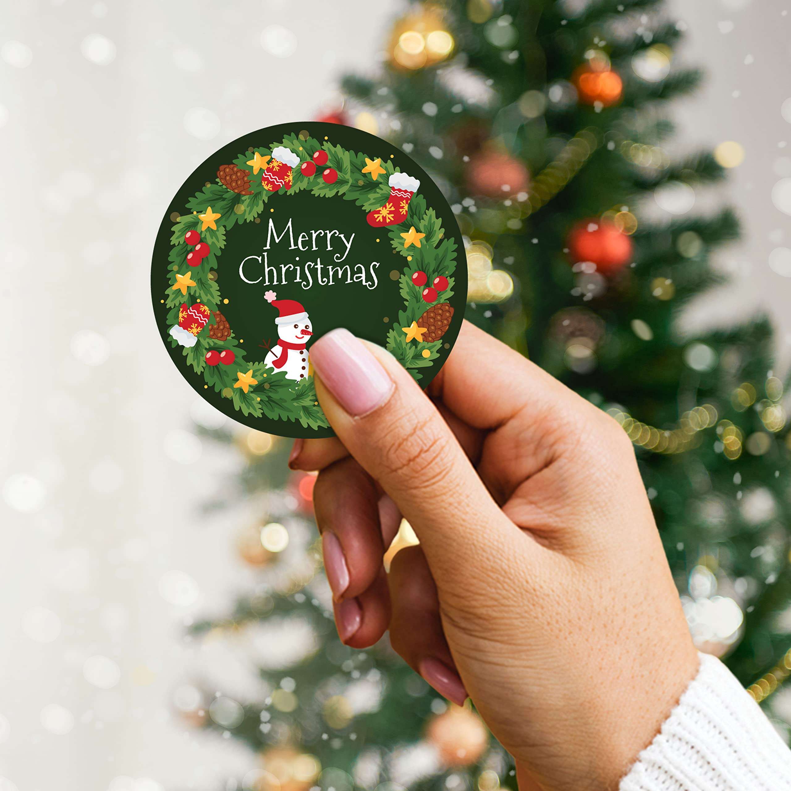 Festiko® 48 Pcs Merry Christmas Wish Cards (Design 2), Merry Christmas Wish Tags, Christmas Wish Note Cards, Merry Christmas Wishing Cards 5