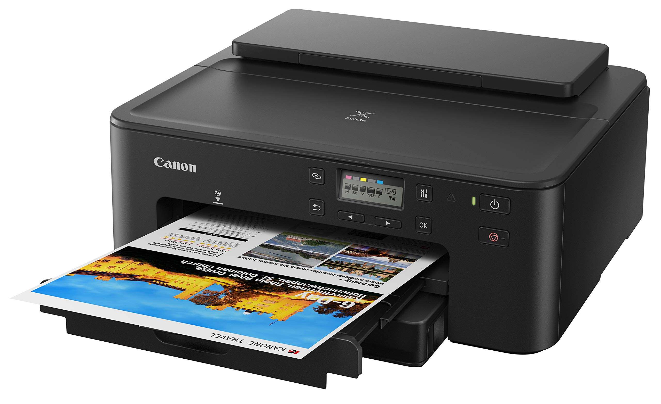 Canon PIXMA TS702 Wireless Single Function Printer | Mobile Printing with AirPrint(R), Google Cloud Print, and Mopria(R) Print Service, Works with Alexa, Black, One Size 3