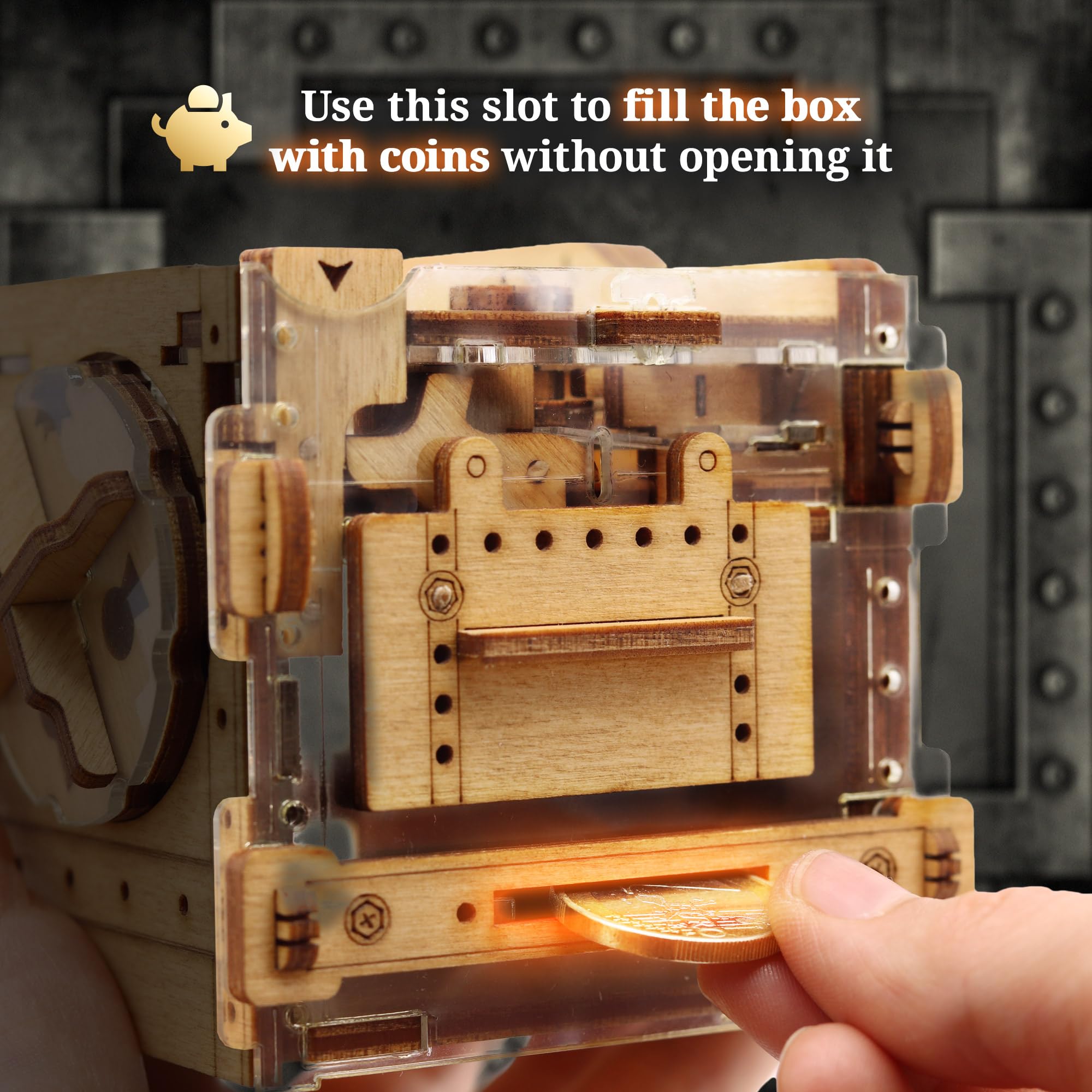 iDventure A-Maze-ing Safe and Cambridge Labyrinth - Marble Run Money Puzzle Box - Escape Room Game 5