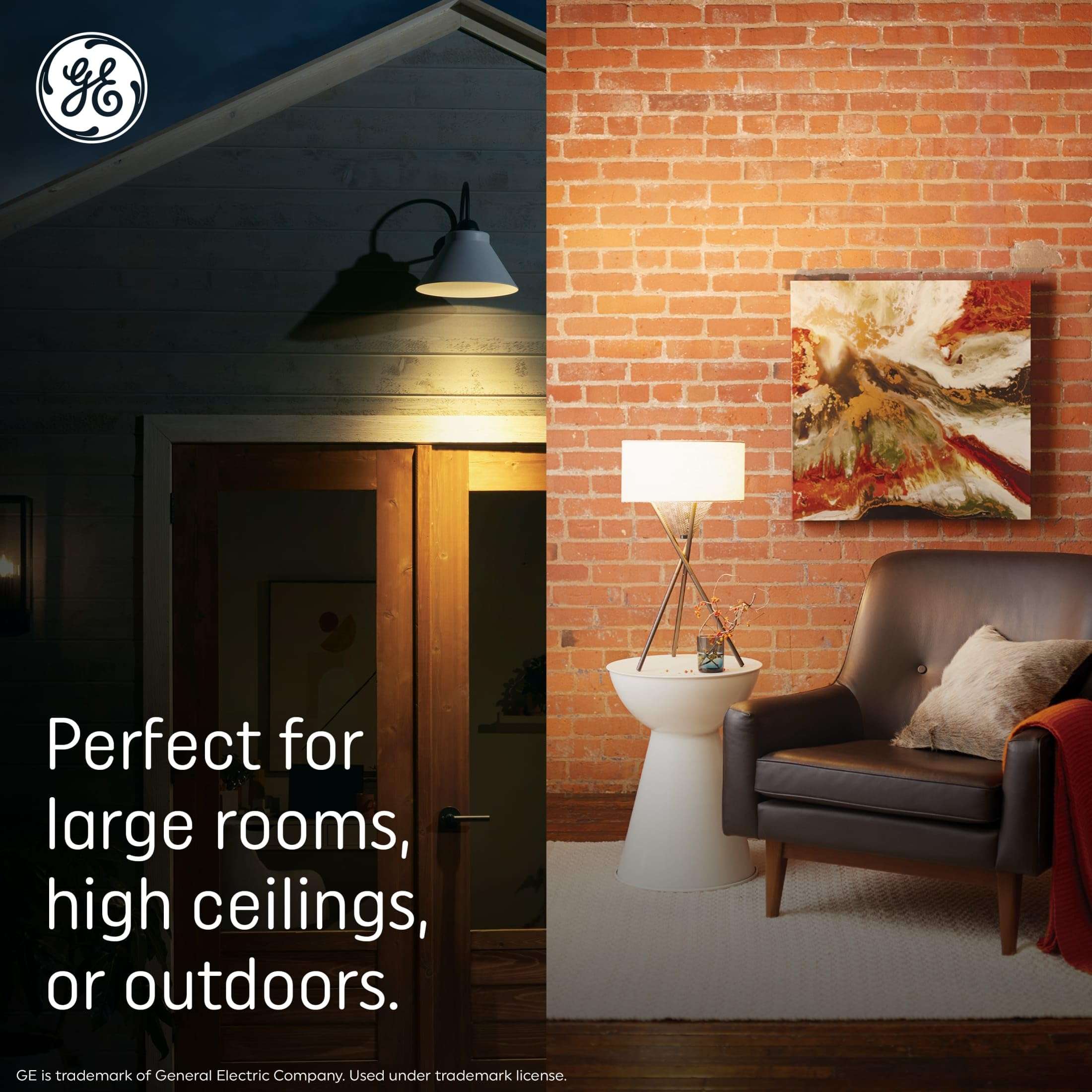 GE Ultra Bright LED Light Bulbs, 100 Watt Equivalent, Daylight, Ceiling Fan Frosted A15 (8 Pack) 3