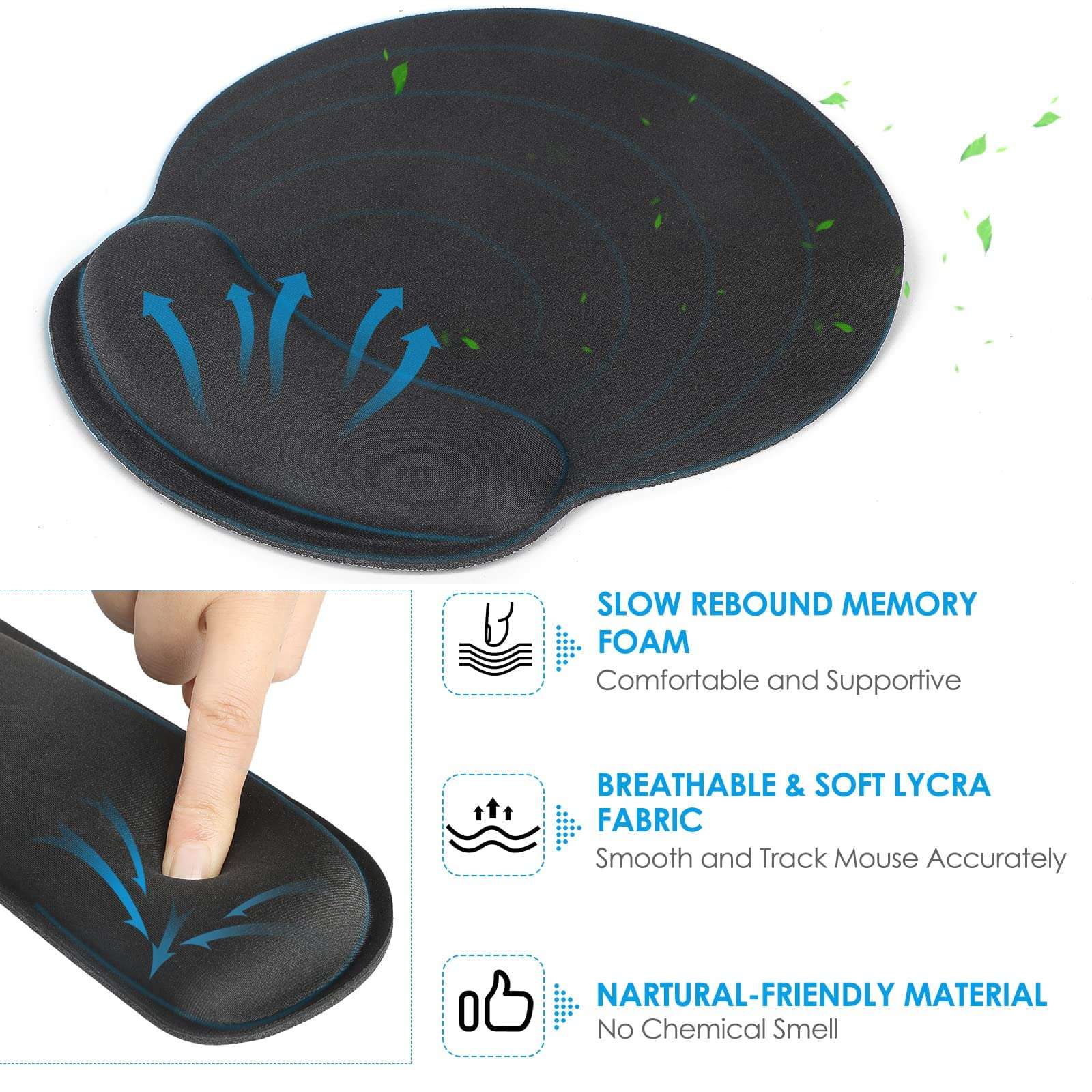 RGB Large Gaming Mouse Pad & Keyboard Wrist Rest 6