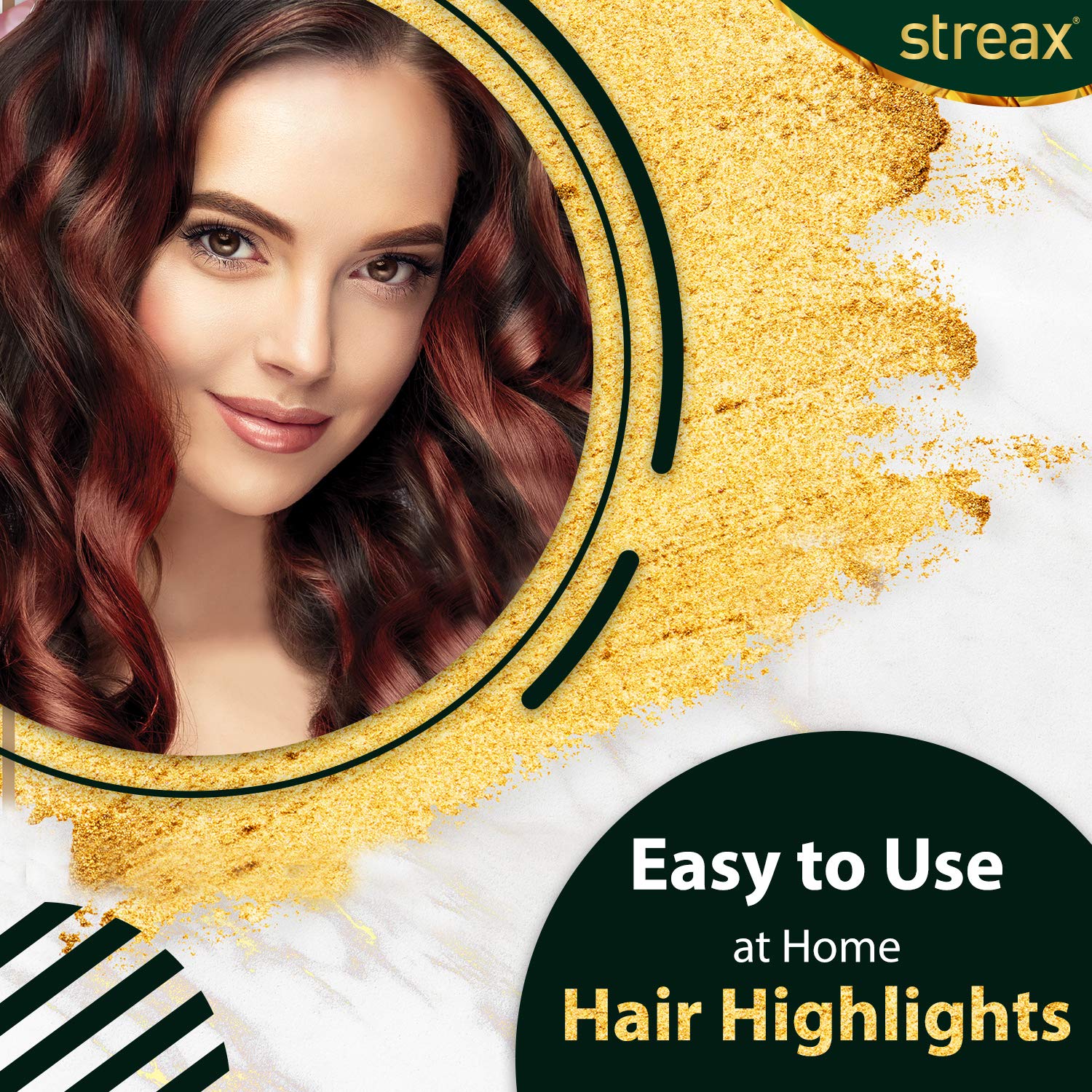 Streax Ultralights Highlighting Kit-Coffee Collection-Hazel Brown,120ml x Pack of 4 3