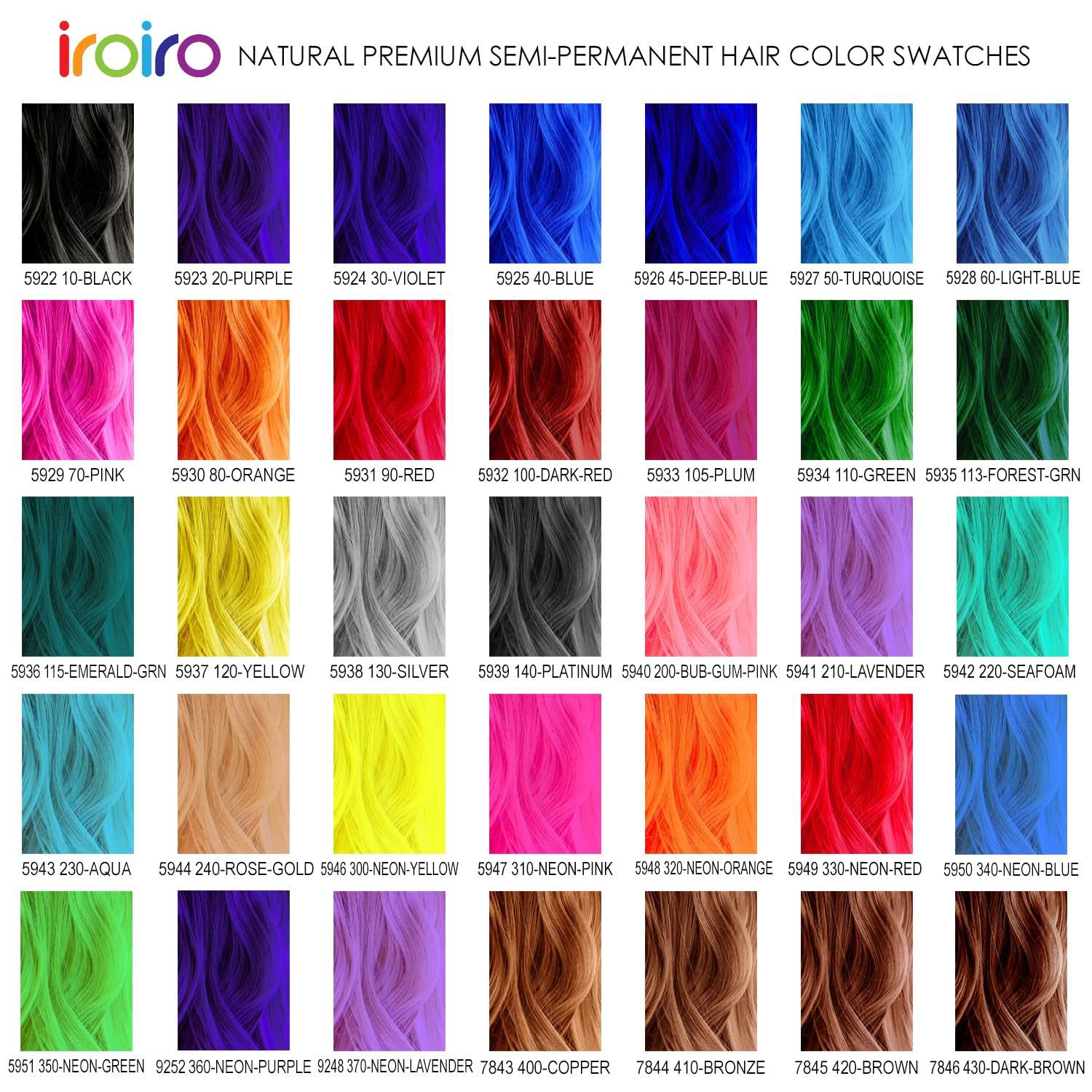 IROIRO Premium Natural Semi-Permanent Hair Color 320 Neon Orange (4oz) 5