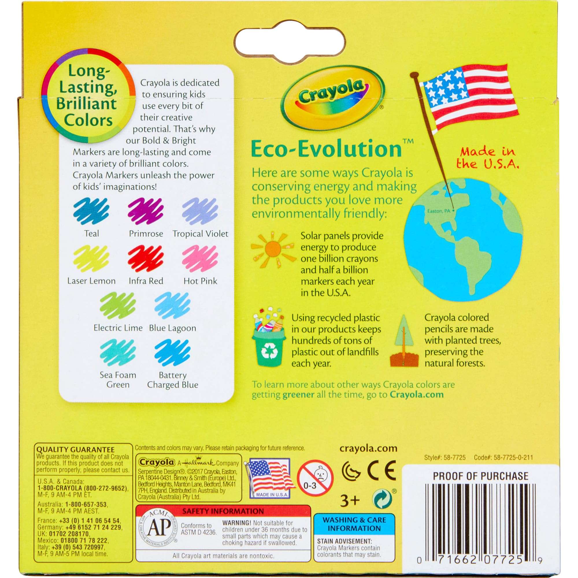 6 Pack Broad Line 10-Color Marker Set (Product Catalog: Writing & Drawing Mediums) 4