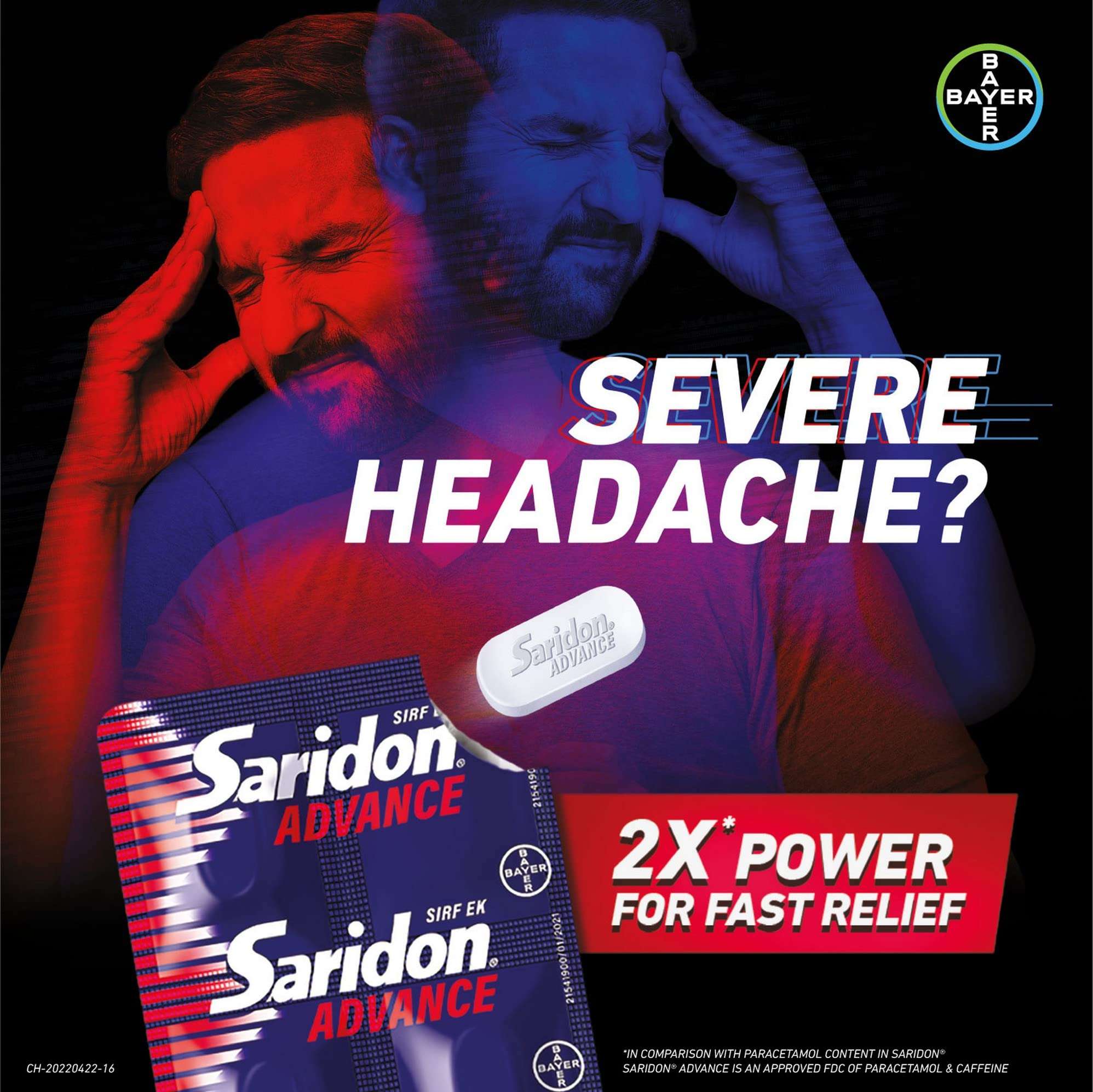Saridon Advance Tablet for 5 in 1 Pain Relief 5