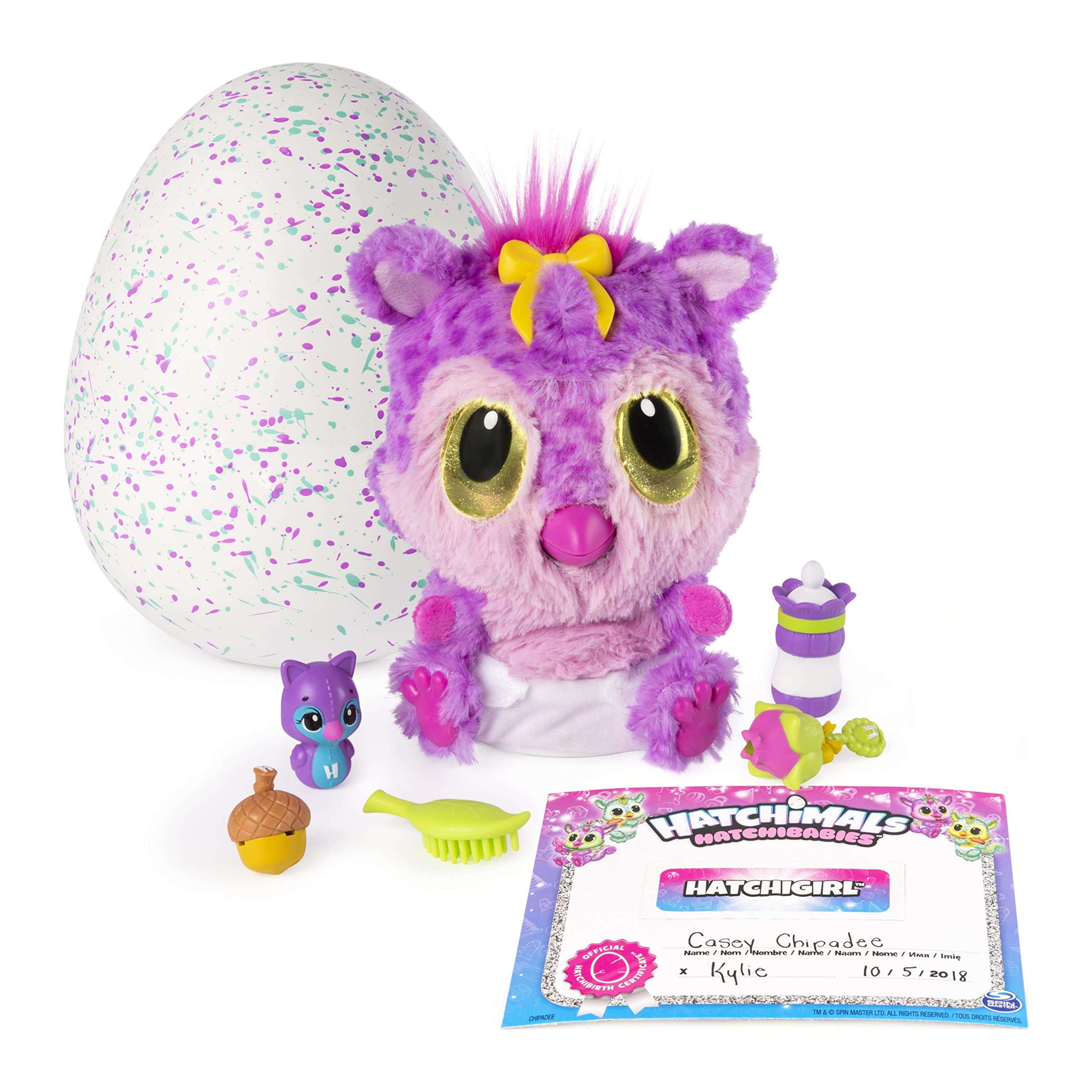 Hatchimals, HatchiBabies Chipadee, Hatching Egg with Interactive Toy Pet Baby (Styles May Vary), Amazon Exclusive, for Ages 5 and Up 6