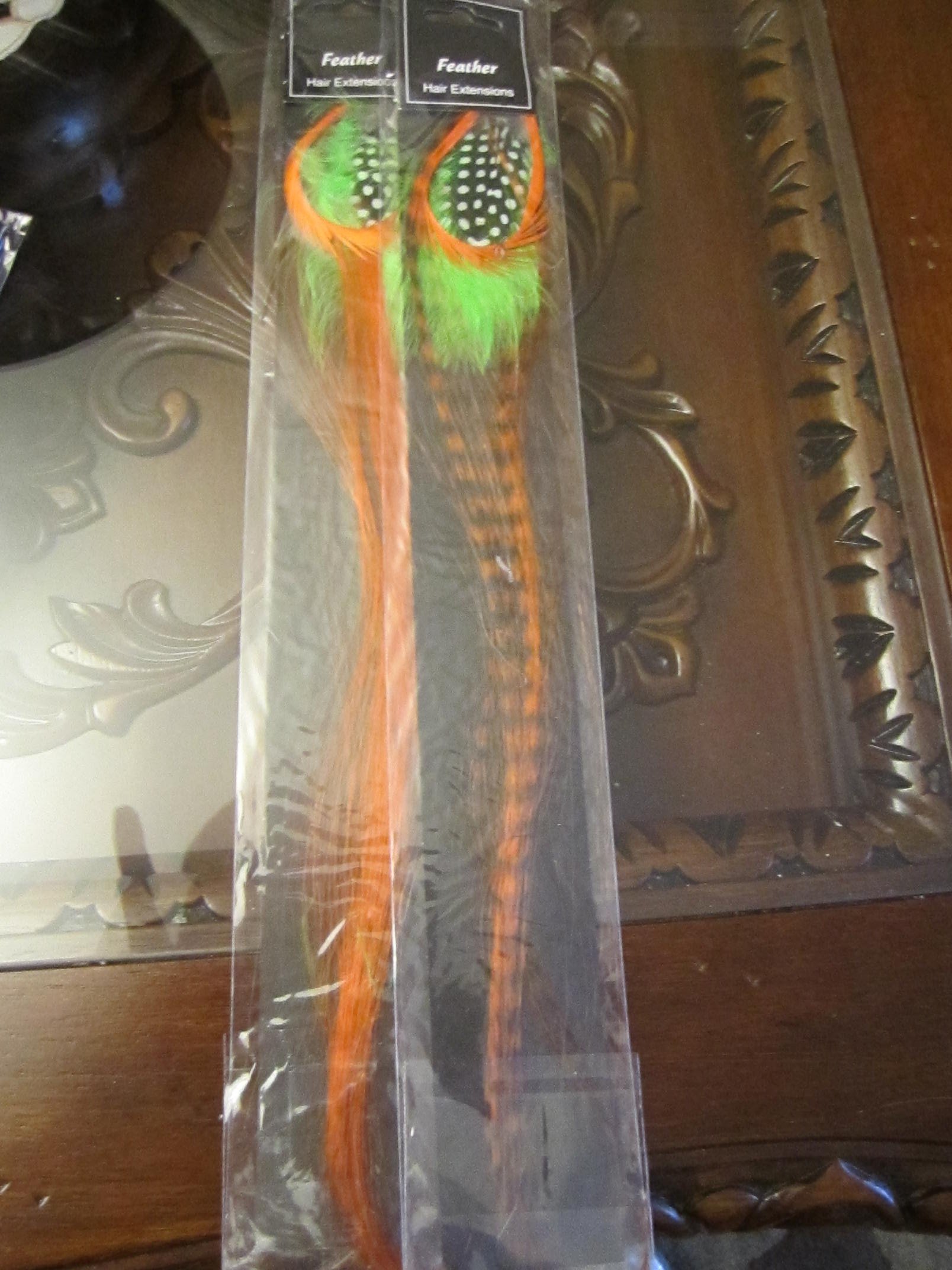 Feather Hair Extensions Clip-in-synthetic Hair Extensions (Assorted Colors) 5