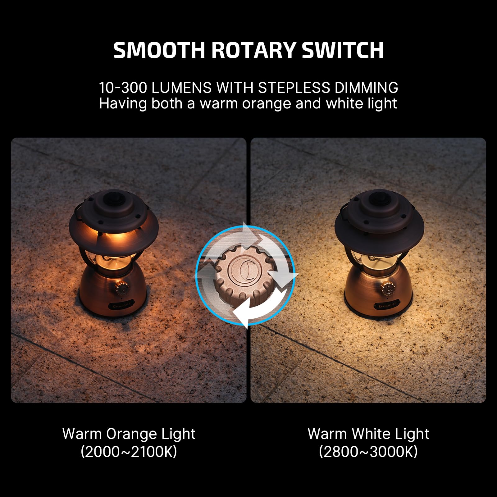 OLIGHT Olantern Classic 2 Pro APP Control Camping Lantern Bundle with Olantern Classic 2 Pro Camping Lantern 6