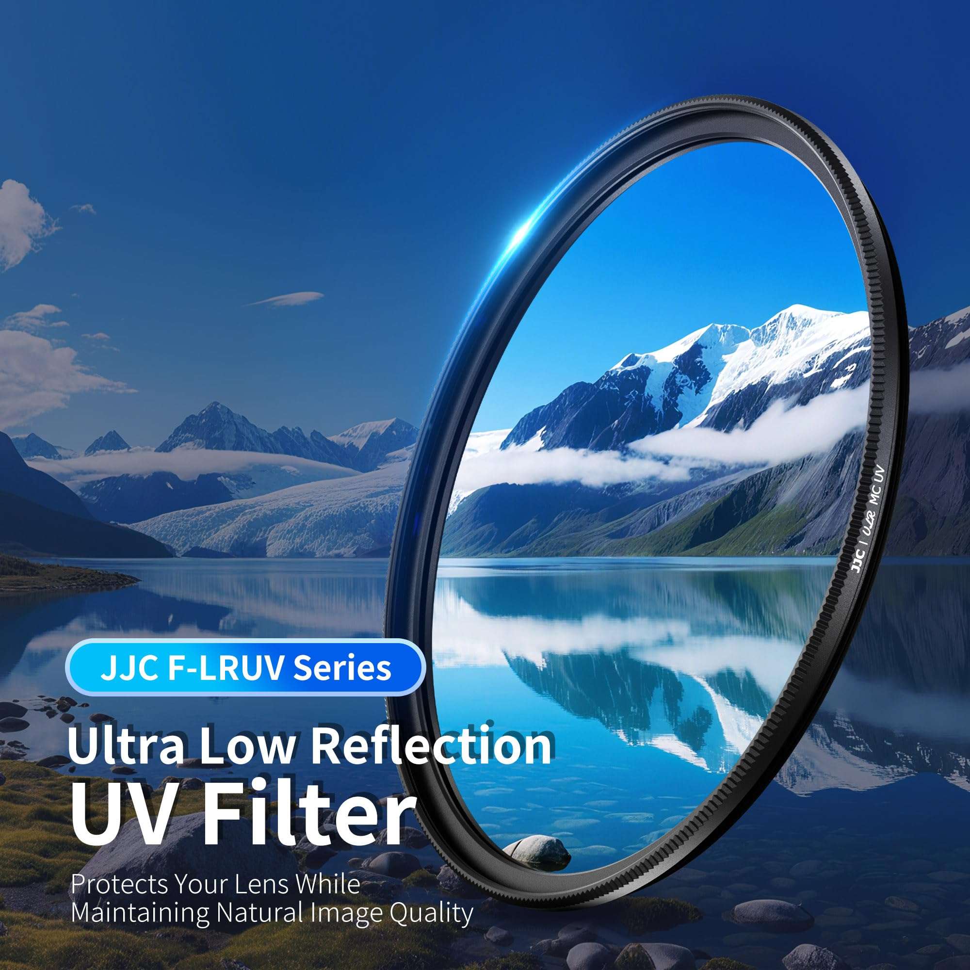 JJC 58mm Ultra-Low Reflectivity UV Filter Lens Protection for Canon EOS Rebel T7 T6 T5 4000D T8i T7i T6s T6i T5i T4i T3i T2i SL3 SL2 XSi XTi with EF-S 18-55mm Kit Lens & More 58mm Filter Thread Lenses 3