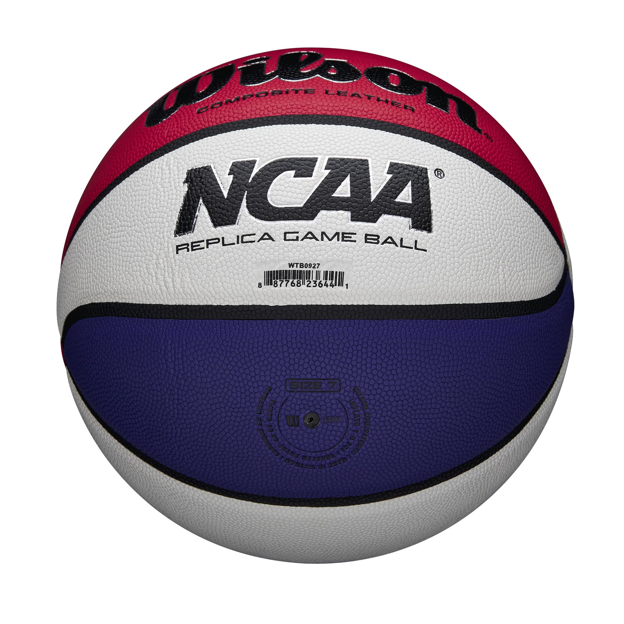 Wilson NCAA Replica Basketball - Size 7 - 29.5", Red/White/Blue 4