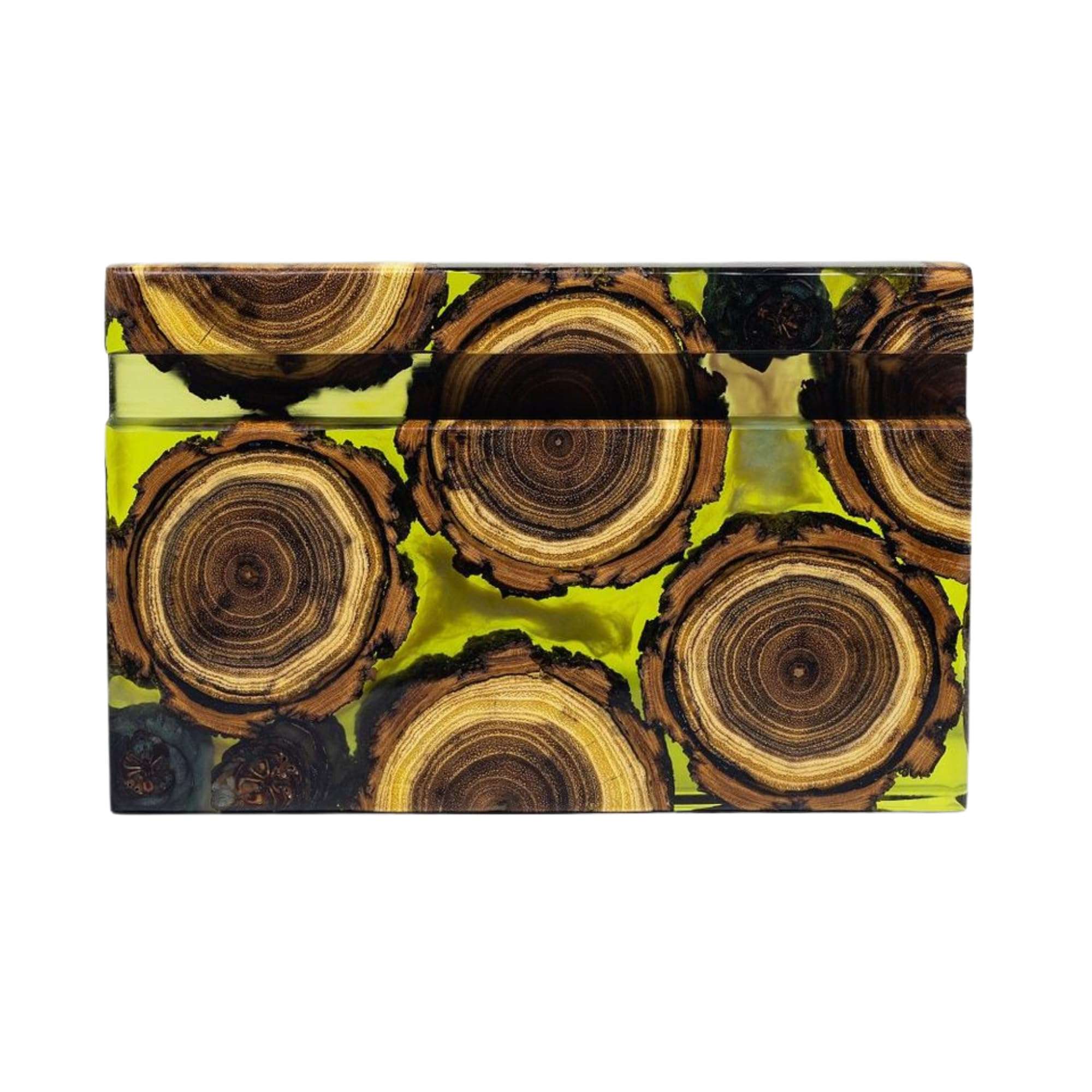 Wood Resin Phone Holder, Epoxy and Wood Phone Stand, Stylish & Portable Phone Stand, Best Holiday Gifts for Employees, Gift for Her Him (Custom) 5