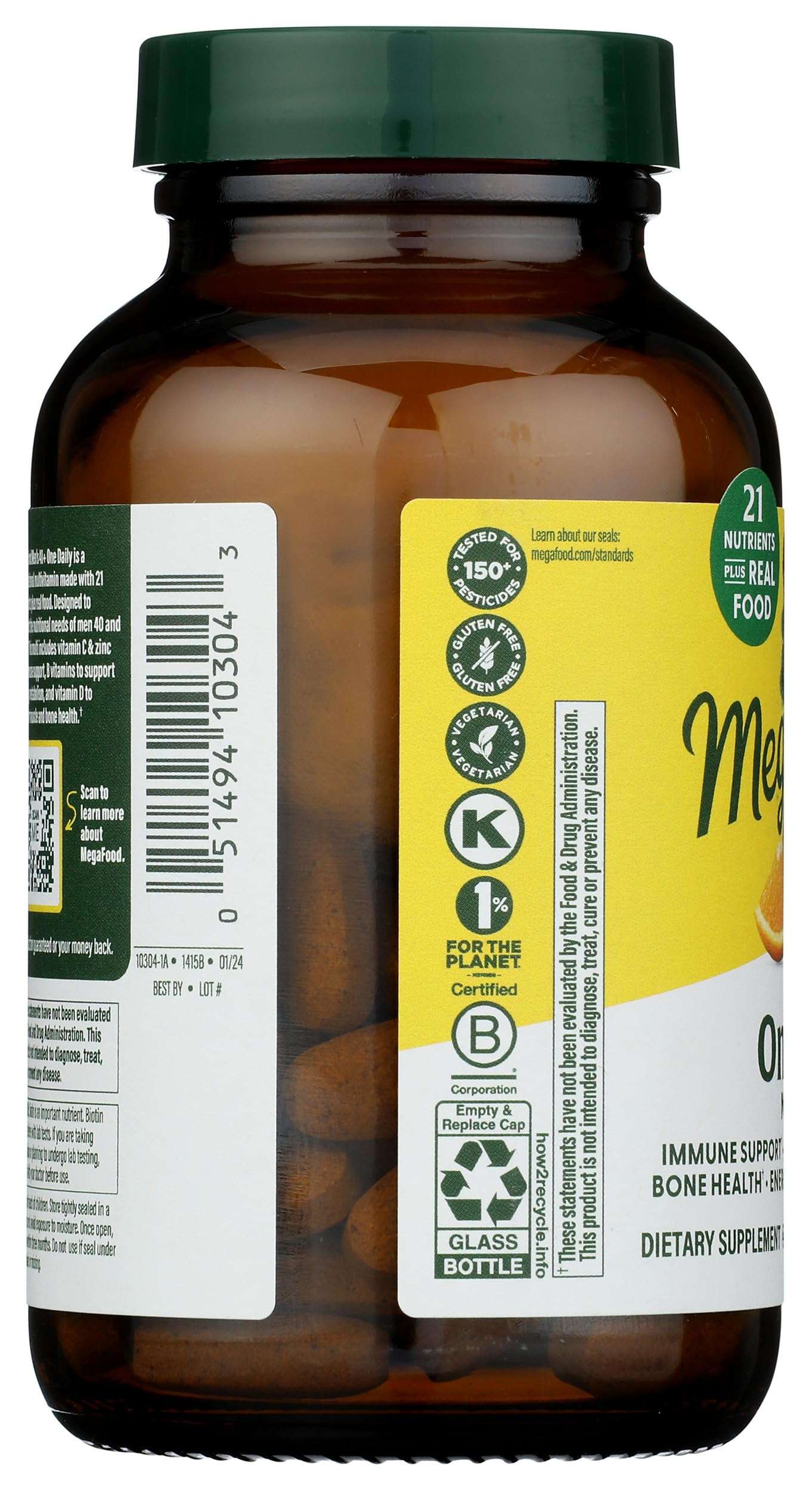 MEGAFOOD Men Over 40 One Daily, 72 CT 5