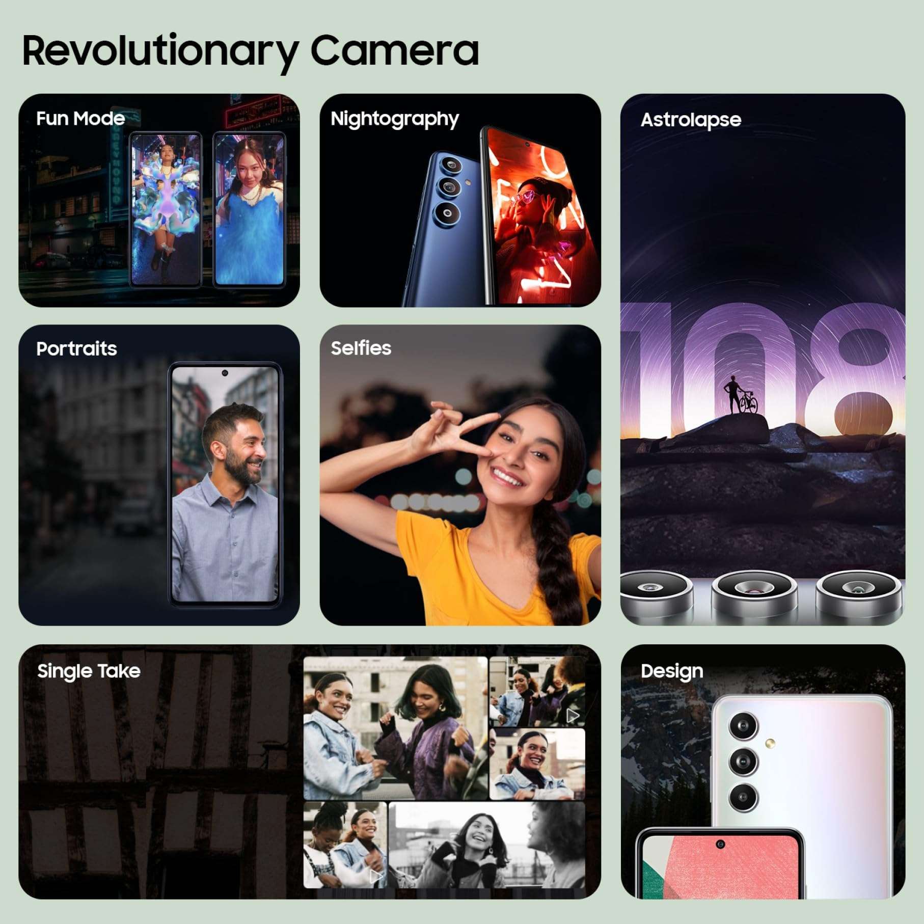 Samsung Galaxy F54 5G (Stardust Silver, 256 GB) (8 GB RAM) 6