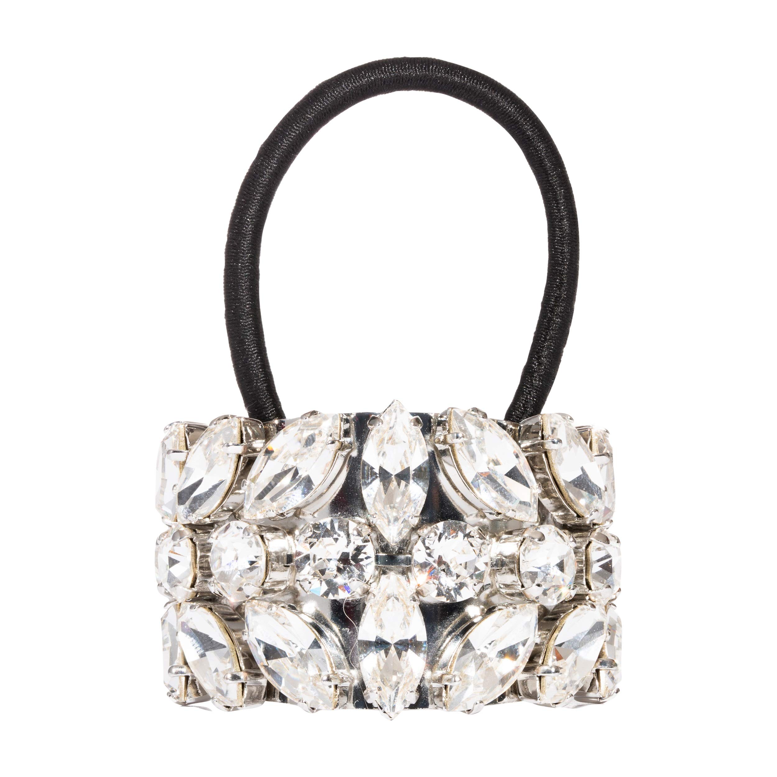 L. Erickson Aurora Crystal Pony Cuff - Crystal | Silver 1