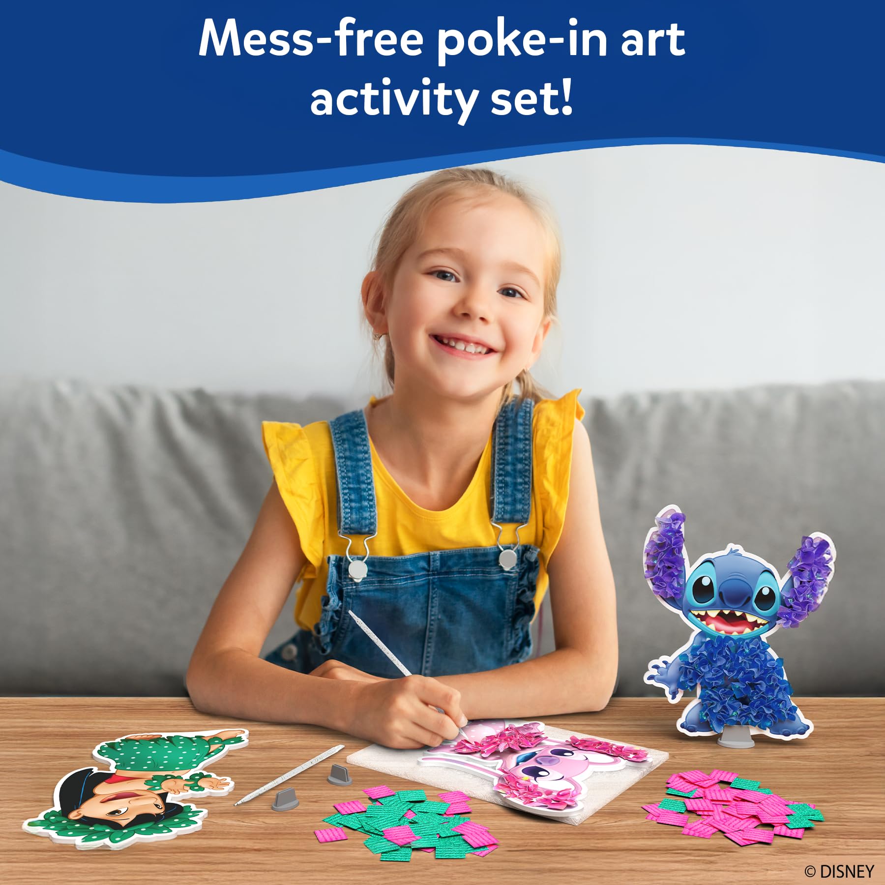 Skillmatics Poke-in Art & I Can Write Lilo & Stitch Theme Bundle, Fun DIY Activity for Kids, Gifts for Toddlers, Girls & Boys Ages 3, 4, 5, 6, 7, 8, 9 5