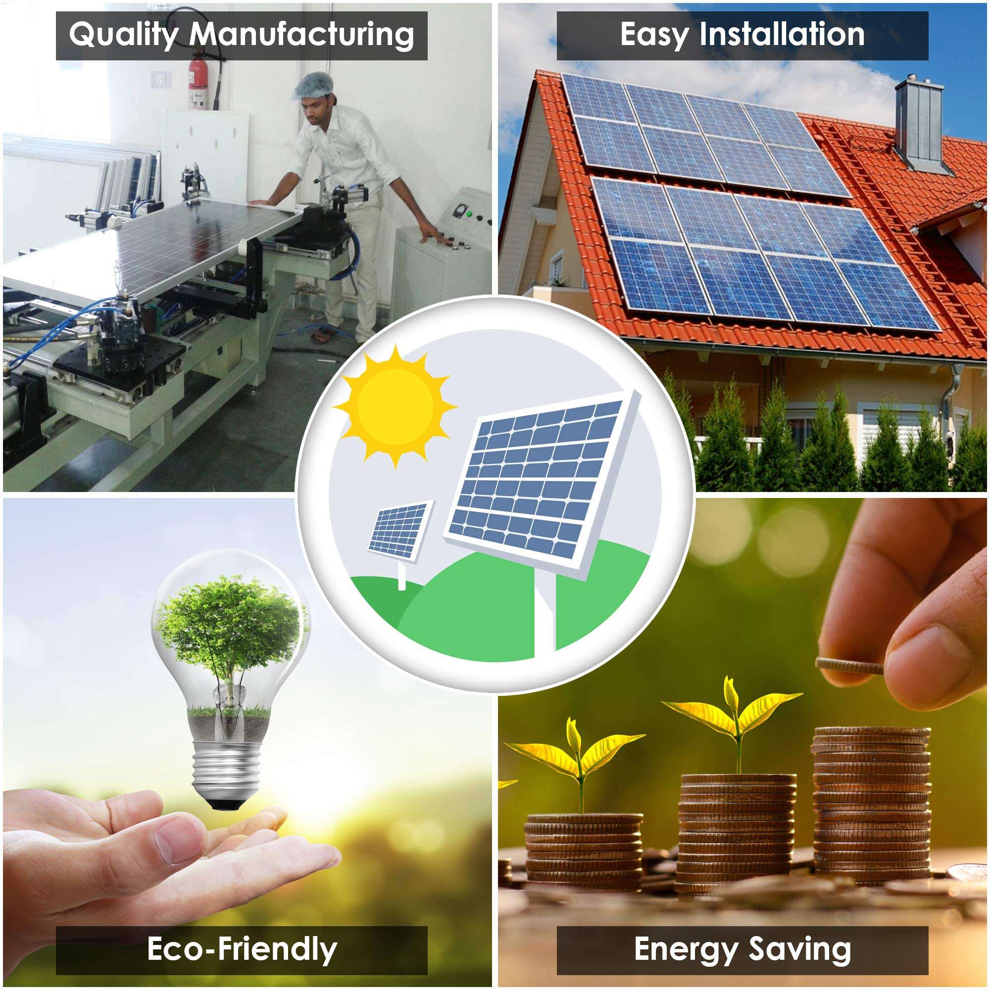 Story@Home Solar 150 watt - 18.10 Volt Poly Crystalline Panel 4