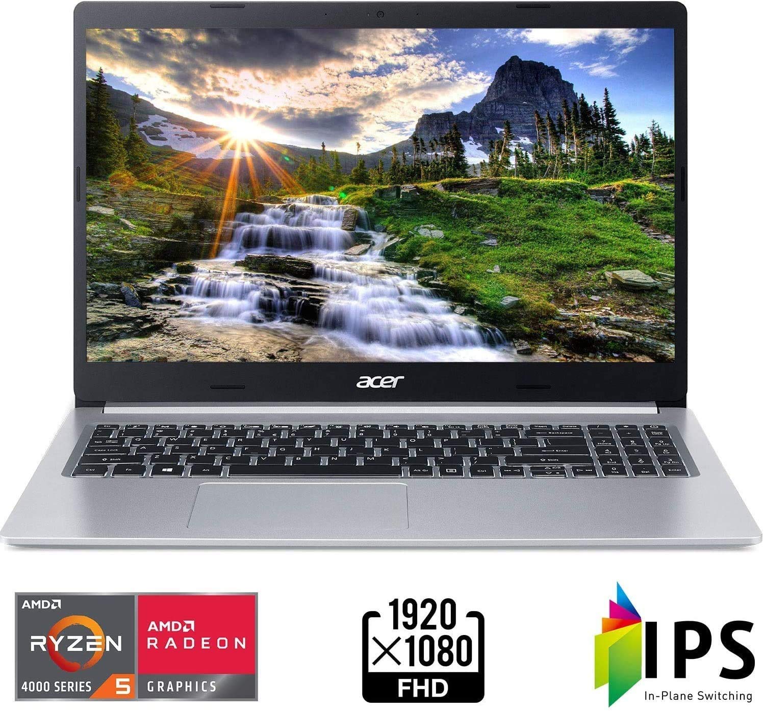 Acer Aspire 5 Laptop, 15.6” Full HD Screen, AMD Ryzen 5-3500U Processor up to 3.7GHz, 8GB RAM, 512GB PCIe SSD, Webcam, Wireless-AC, Bluetooth, HDMI, Win 10 Home 2
