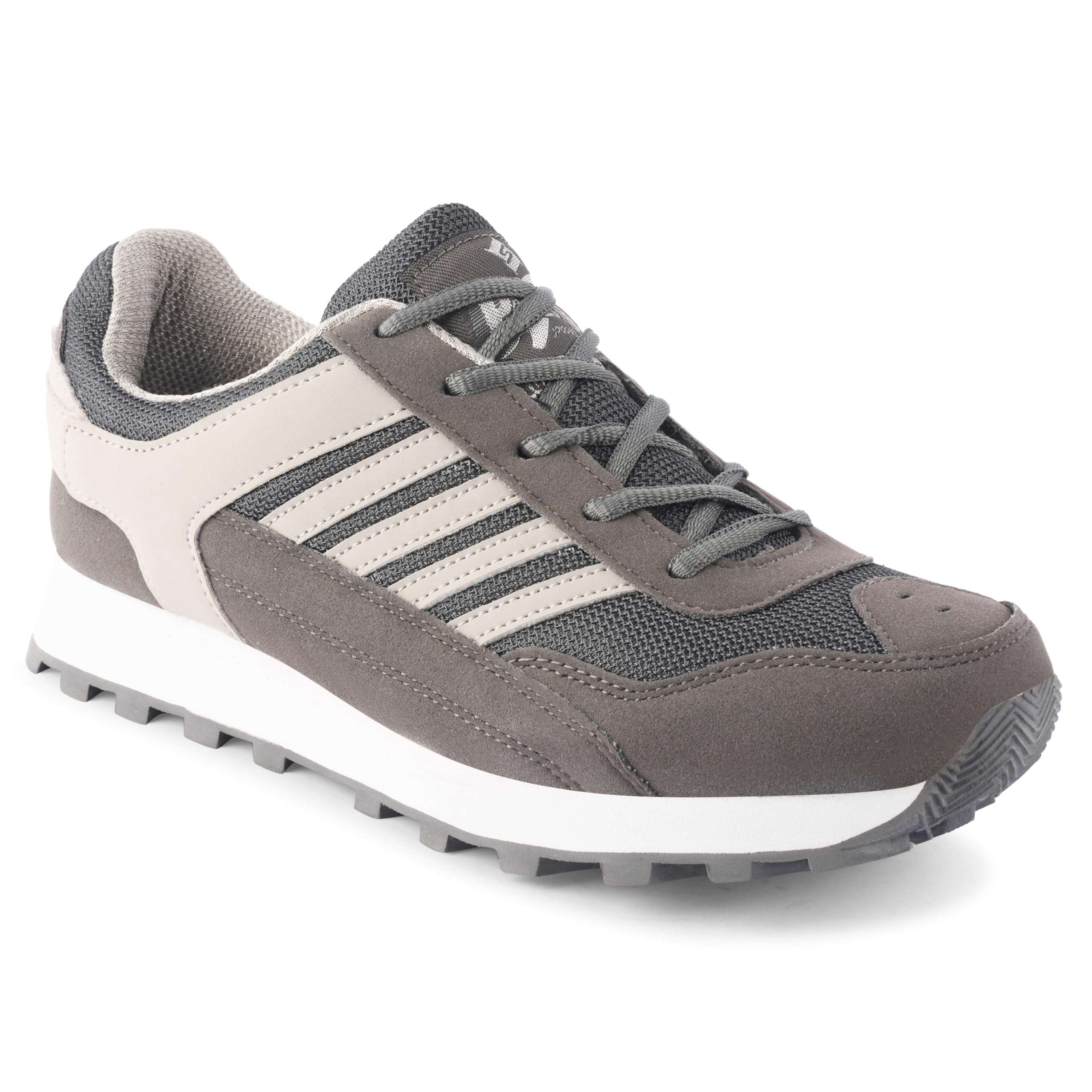 FLYO by Lakhani Vardaan Pace82 Running/Walking Outdoor Shoes with Anti-Skid Rubber Sole (Brown Cream, 10) 6