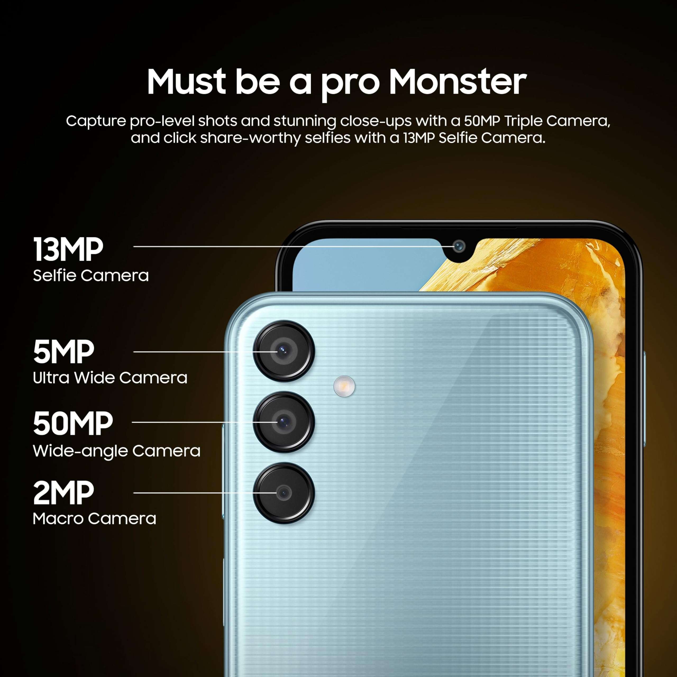 Samsung Galaxy M15 5G Prime Edition (Stone Grey,4GB RAM,128GB Storage)| Super AMOLED Display| 50MP Triple Cam| 6000mAh Battery| MediaTek Dimensity 6100+| 4 Gen. OS Upgrade & 5 Year Security Update 5