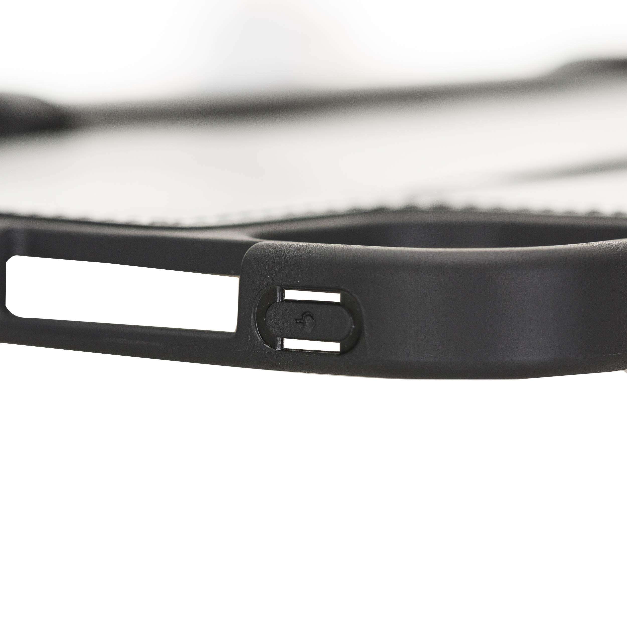 Venito Lecce Leather Wallet Case Compatible with iPad Pro 11 (3rd Generation, 2021 and 2nd Generation 2020) - Flex Handle Tablet Wallet (Rustic Black) 6