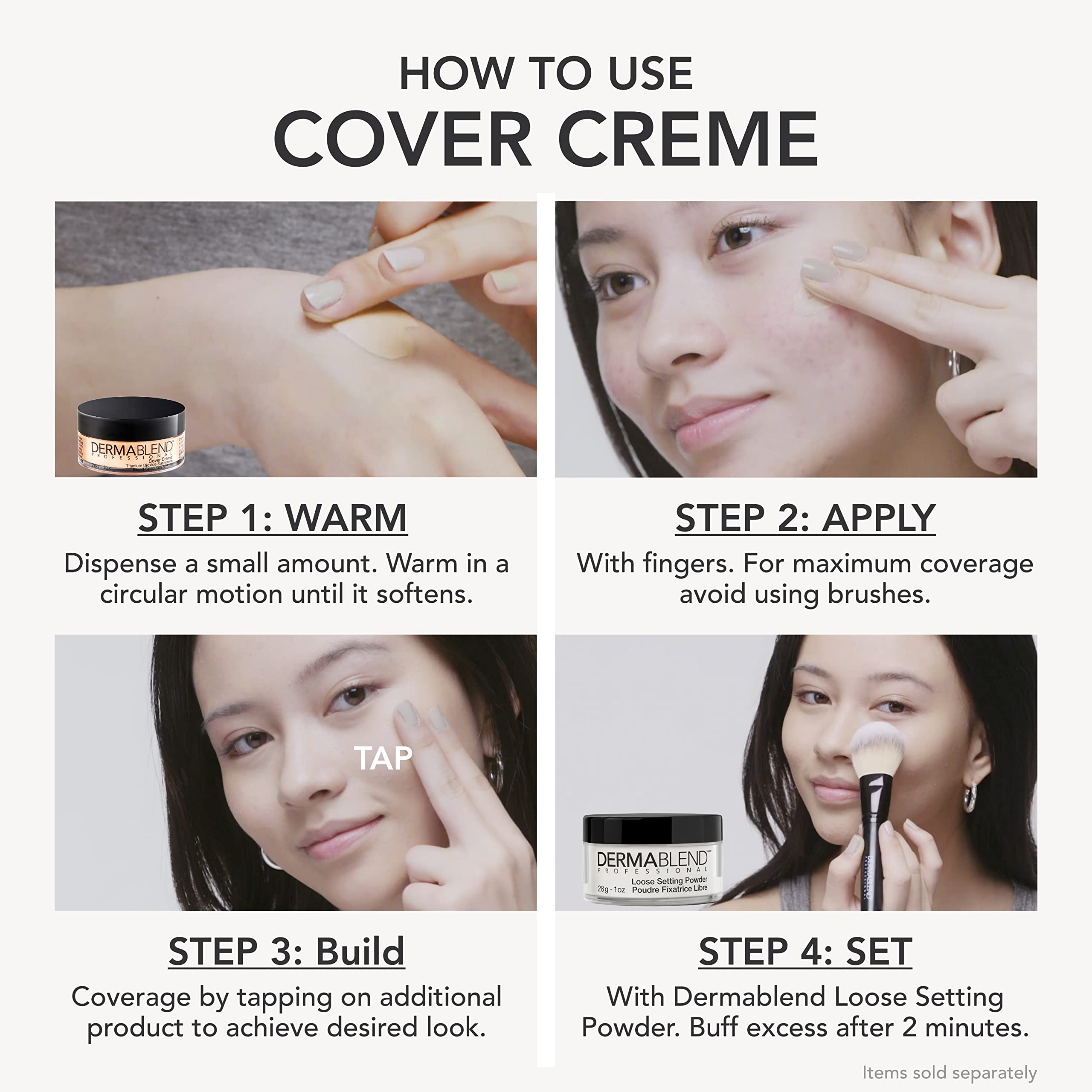 Dermablend Cover Creme Full Coverage Foundation with SPF 30, 45W Hazelnut Beige, 1 oz. 5