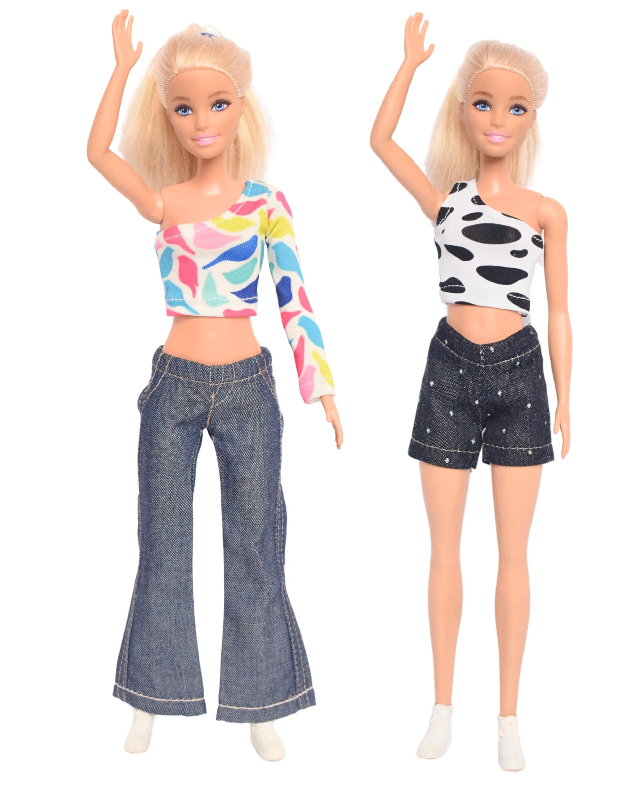 El Figo Doll Clothes, Doll Dresses and Accessories Set / 2 Pc Doll Outfits with Accessories (Tailored Dress for 28 c.m - 31 c.m Tall Toy) 6