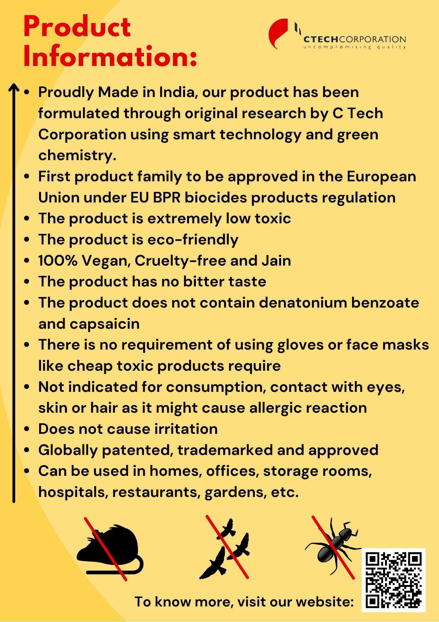 Combirepel™ Pest Repellent Spray – First Ever to be Approved by The European Union – Extremely Low Toxic and Low Hazard – 500ml 5