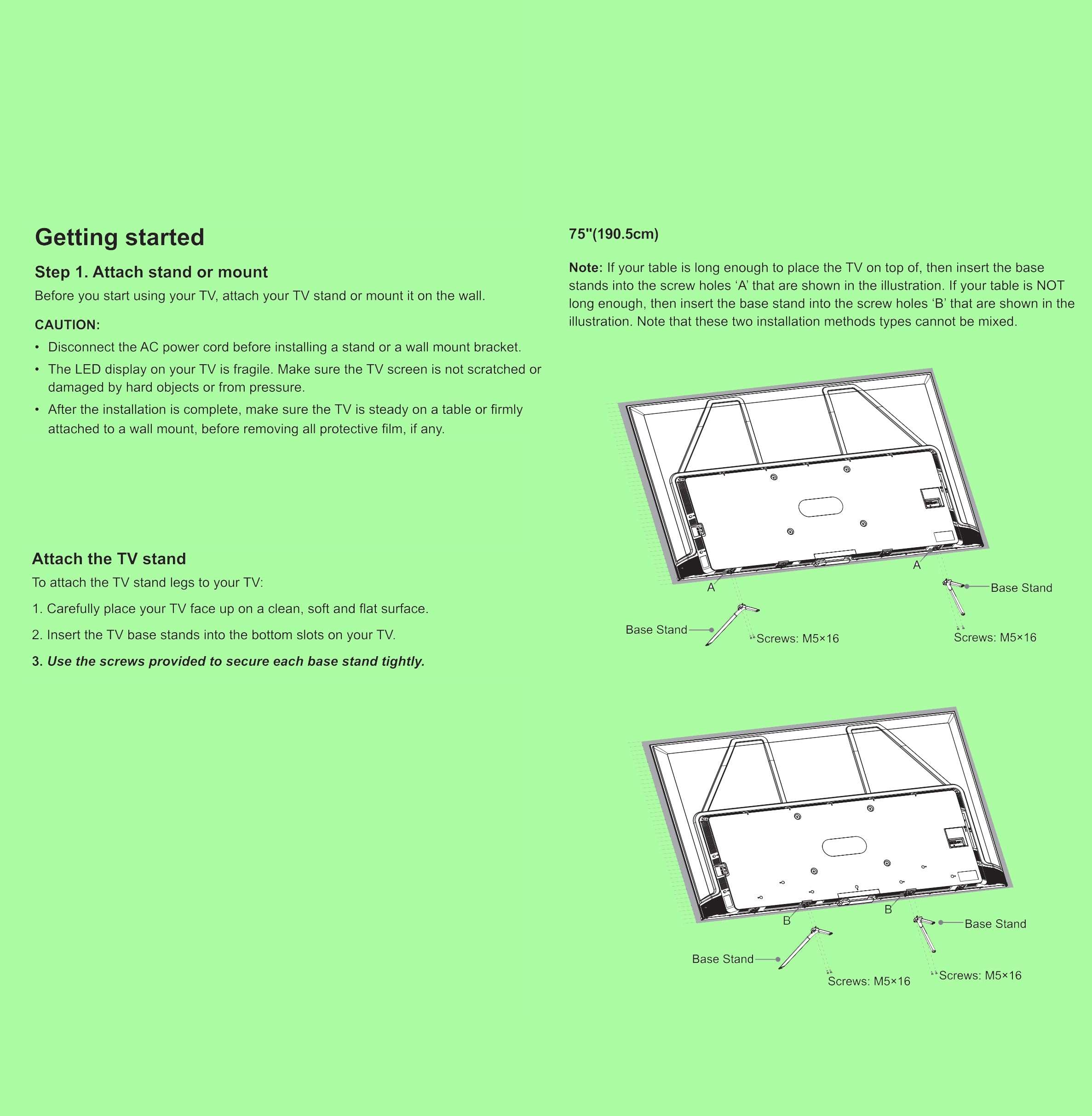 Replacement TV Base Stand LZ750000L13CAC, Fit for Hisense U6H Series Quantum ULED 4K Smart Gccgle TV 75U6H LZ750000L13CAC 6