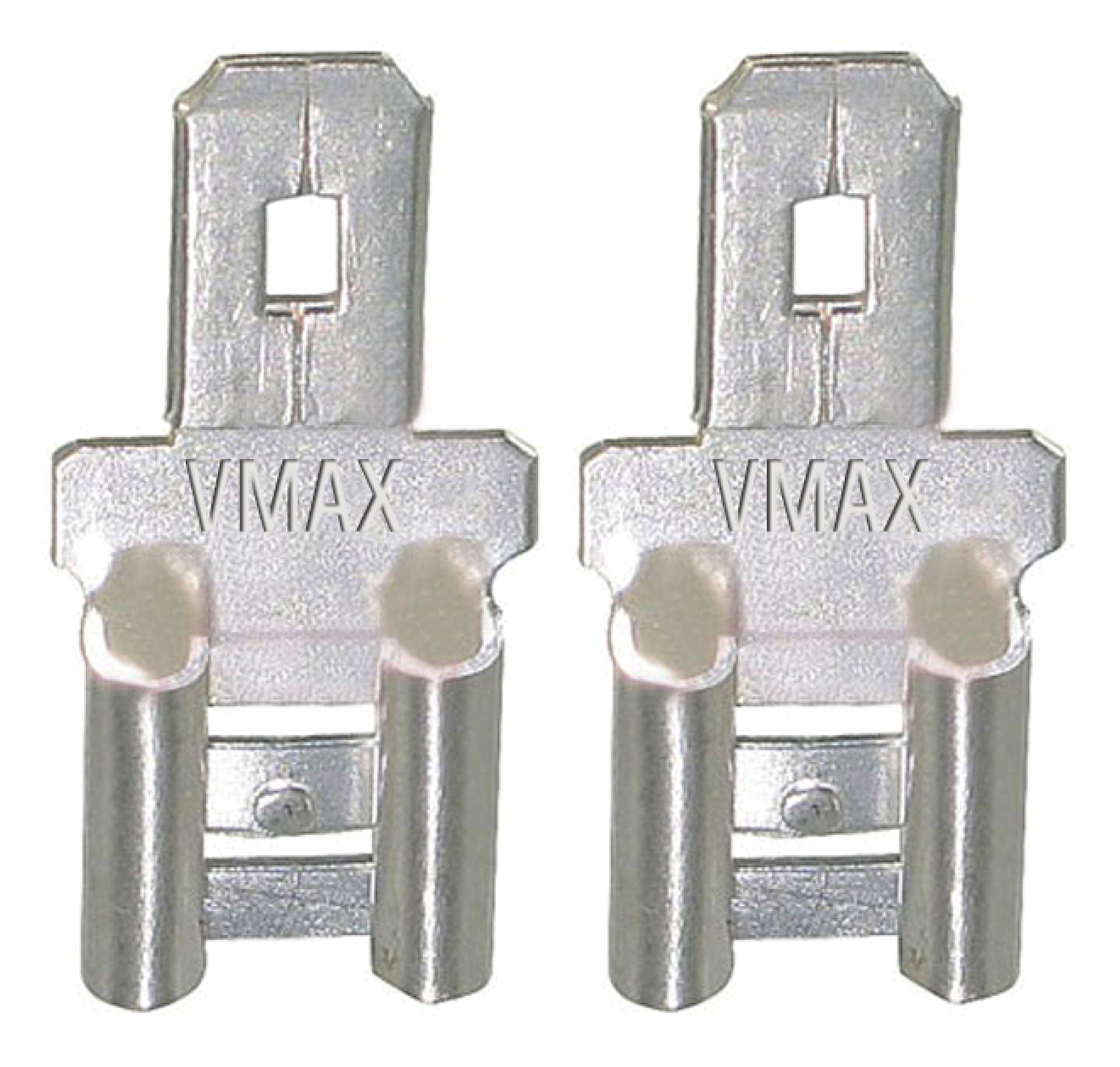 QTY4 F2 TO F1 TIN PLATED 12V 5AH BATTERY TERMINAL ADAPTER 0.250” TO 0.187” 3