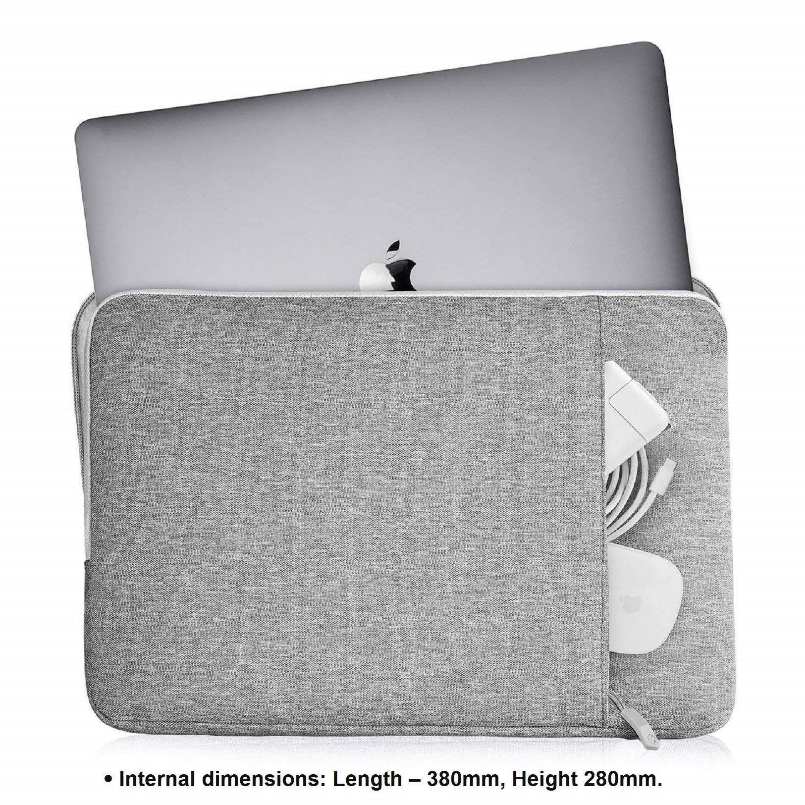 MOCA 360° Protective Oxford Sleeve Sleeves Carry Case Bags Bag for MacBook Pro 16 inch MacBook Pro Laptop Sleeve Sleeves Bag (Grey) 4