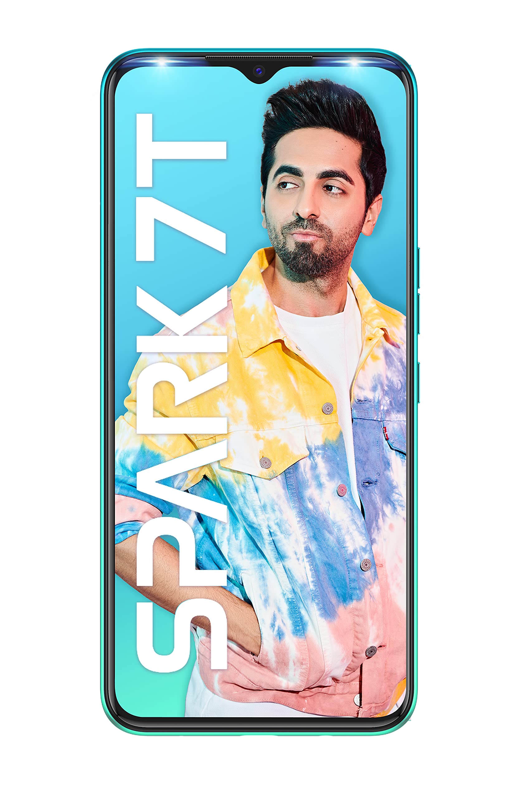 TECNO Spark 7T(Magnet Black, 4GB RAM,64GB Storage) 6000 mAh Battery| 48 MP AI Dual Rear Camera 1