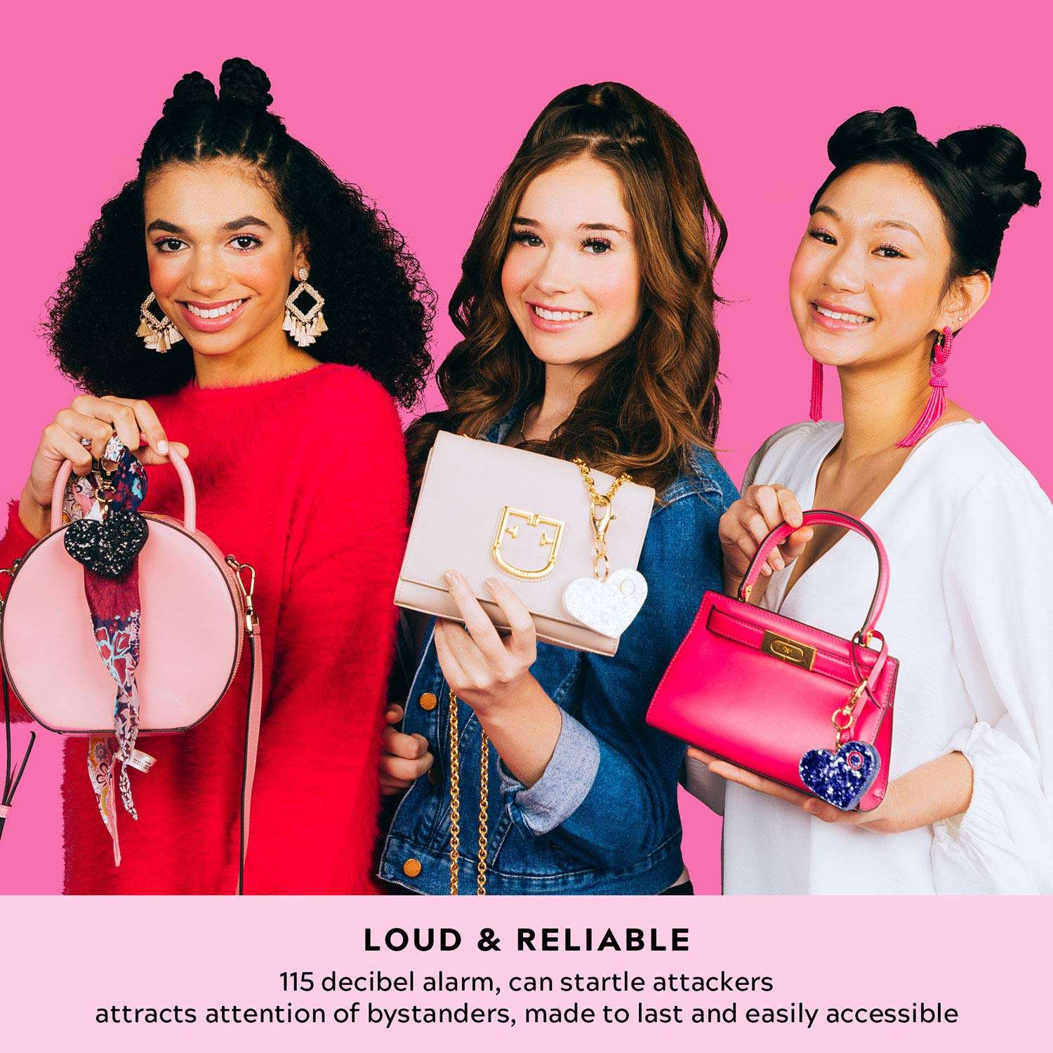 BLINGSTING Personal Safety Alarm for Women Purple 5