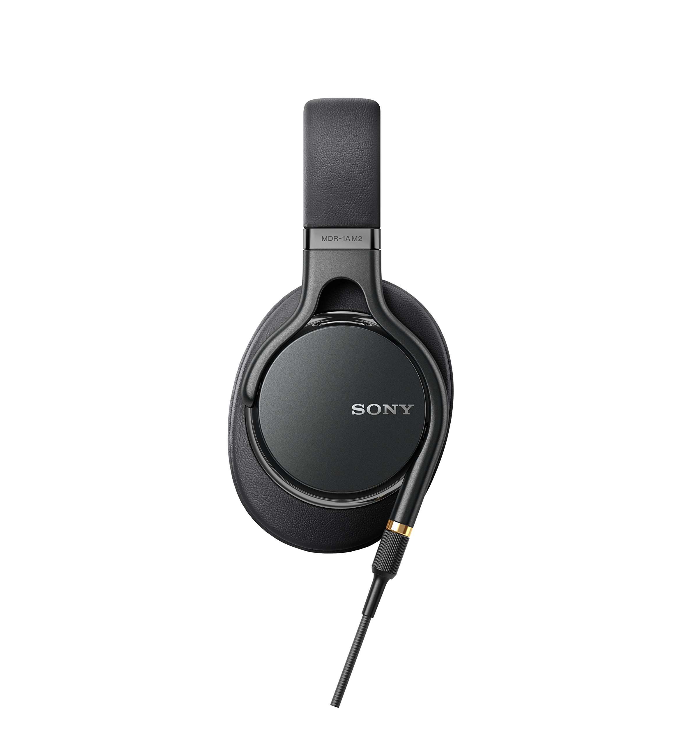 Sony MDR1AM2 Wired High Resolution Audio Overhead Headphones, Black (MDR-1AM2/B) & MDR7506 Professional Large Diaphragm Headphone 4