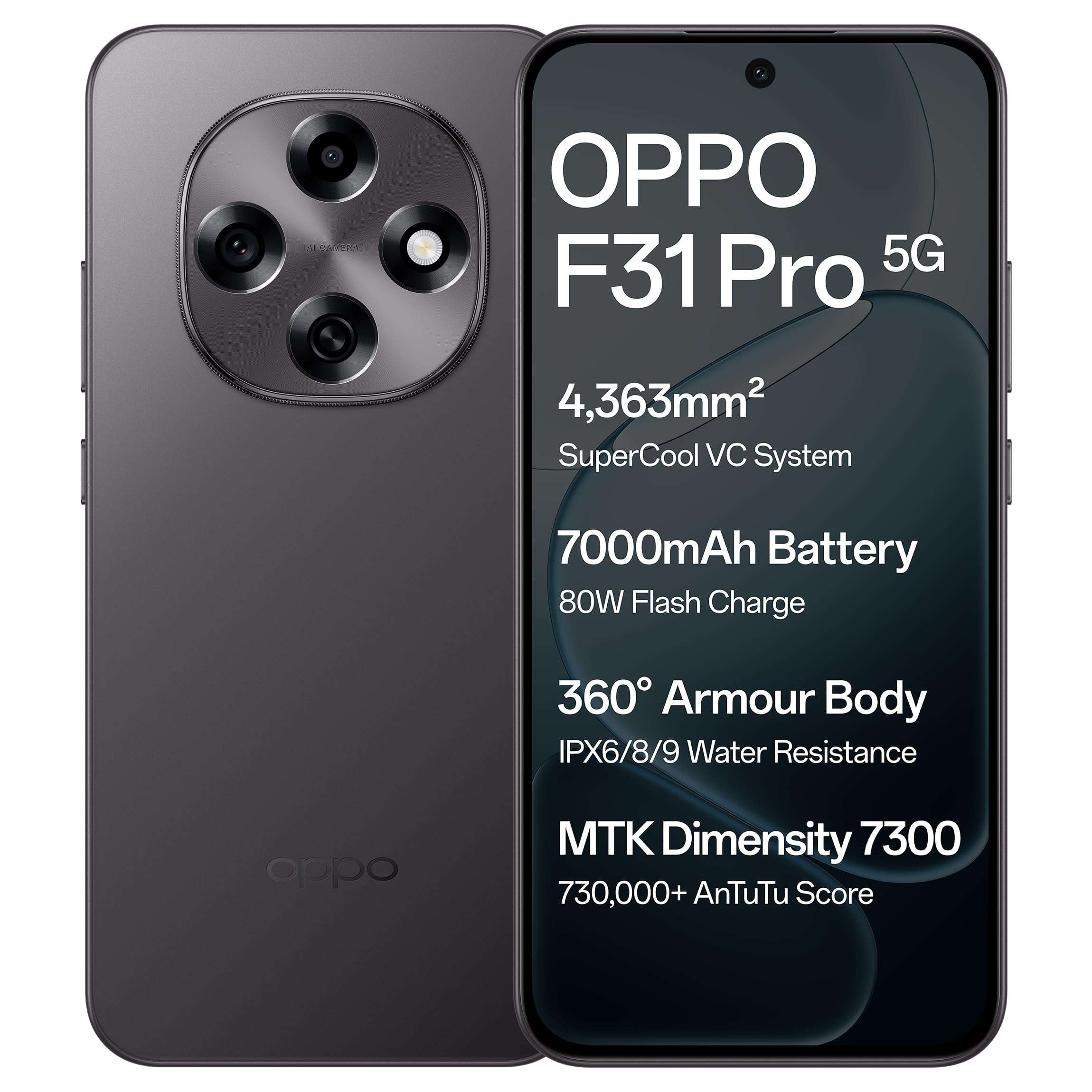 Oppo F31 Pro 5G (Space Grey, 8GB RAM, 256GB Storage) 1